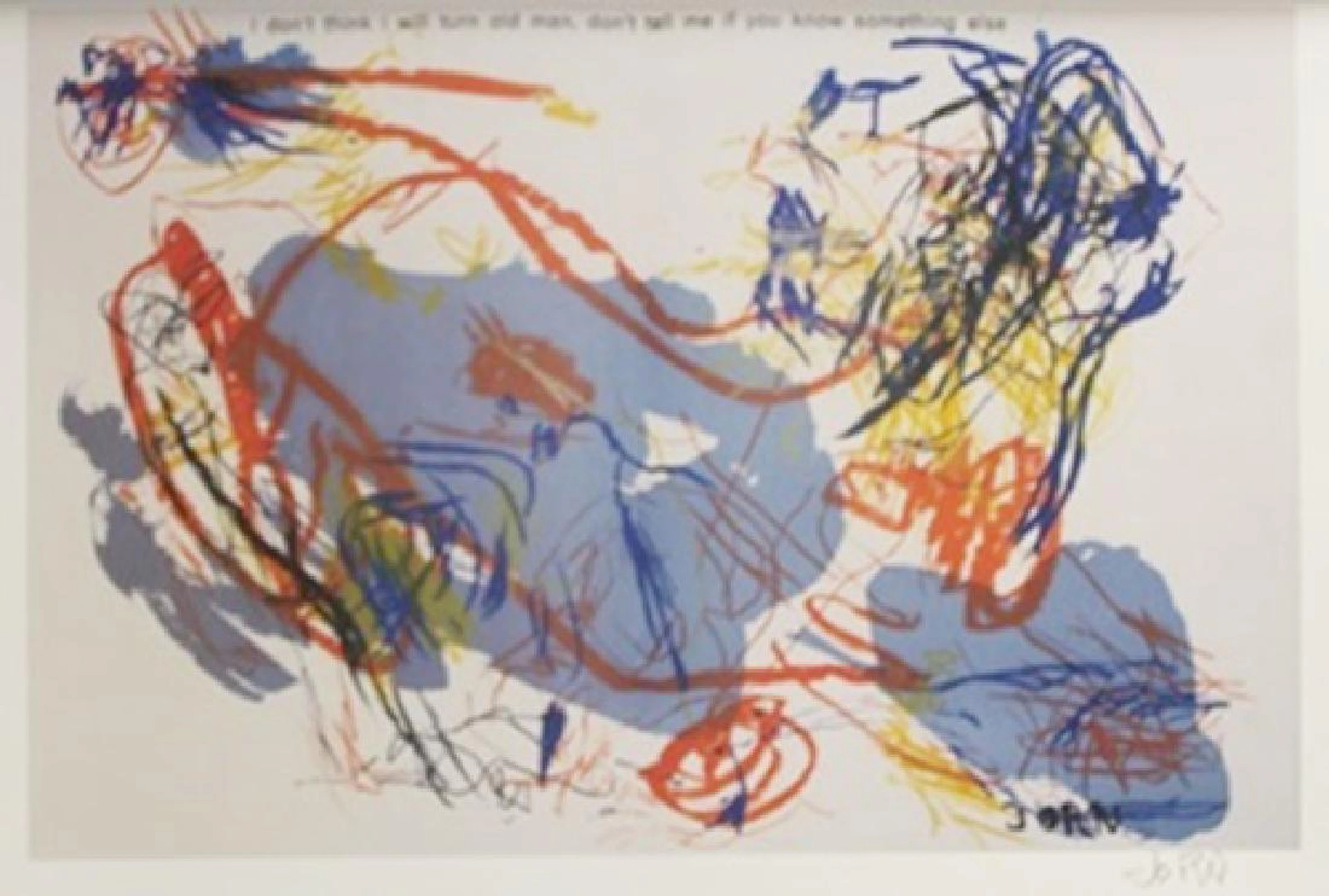 Lithograph - In the Style of Asger Jorn