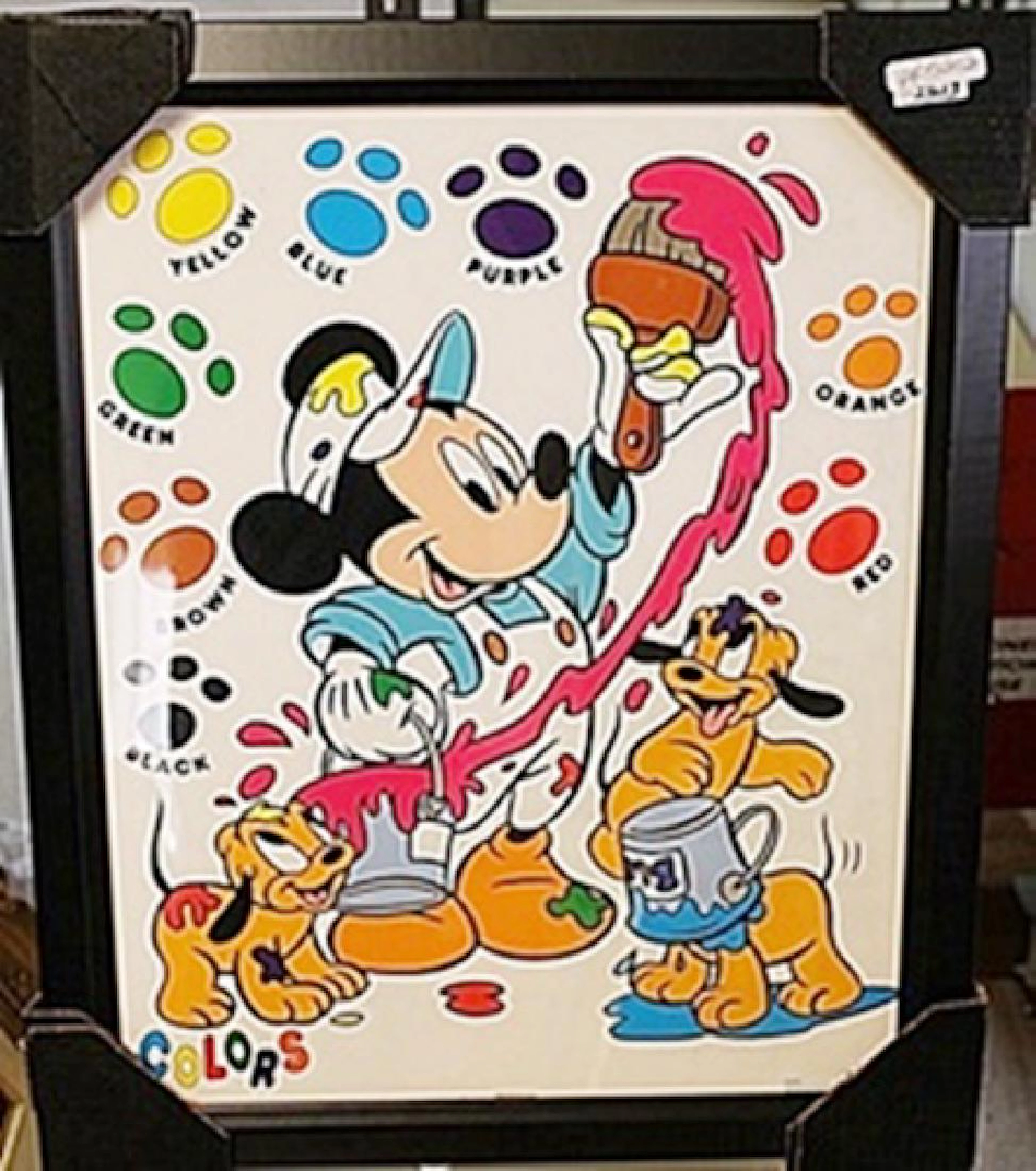 Mickey & Pluto's Pups a Painting