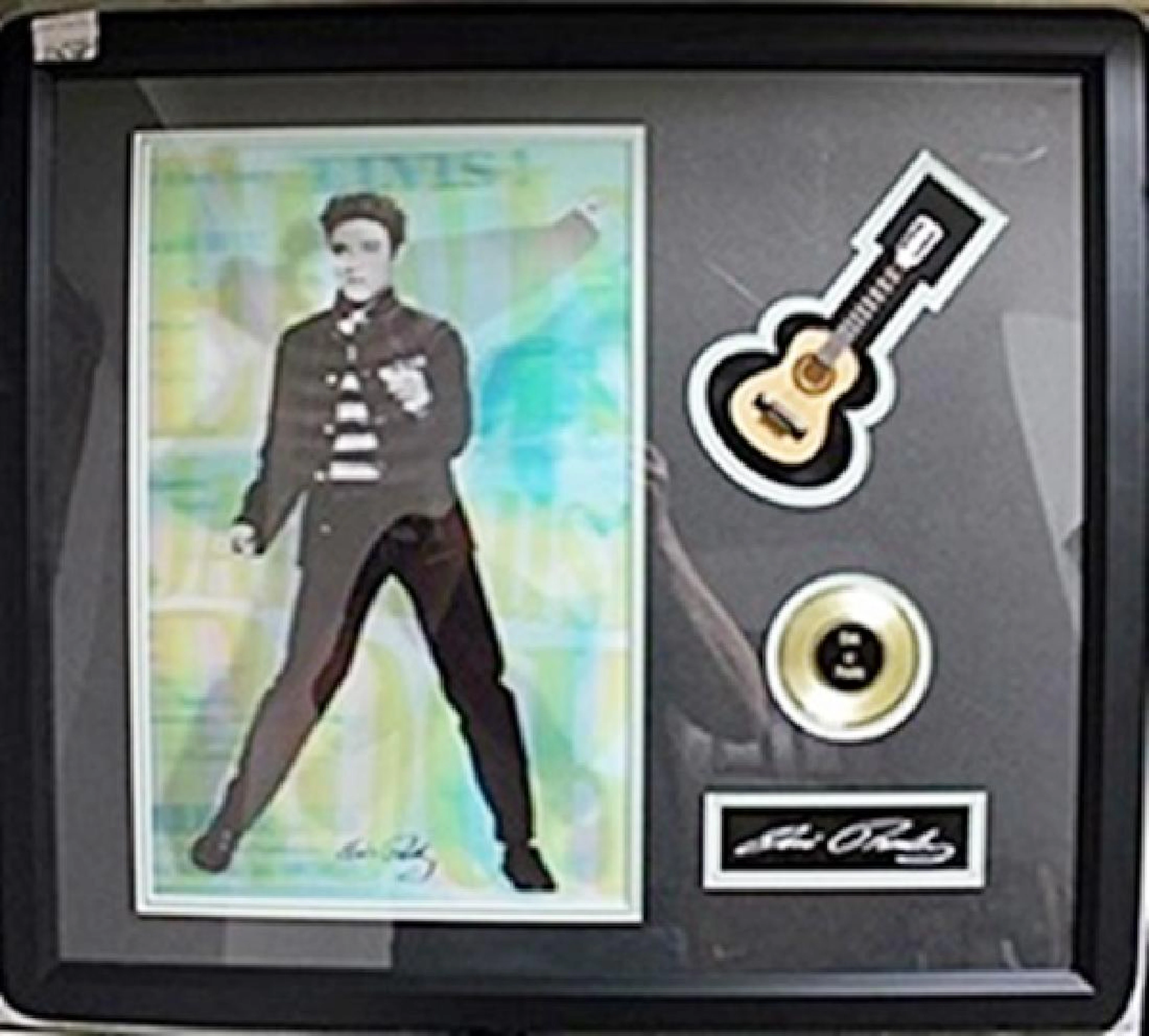 Elvis Presley Photo and Gold Album AR5599