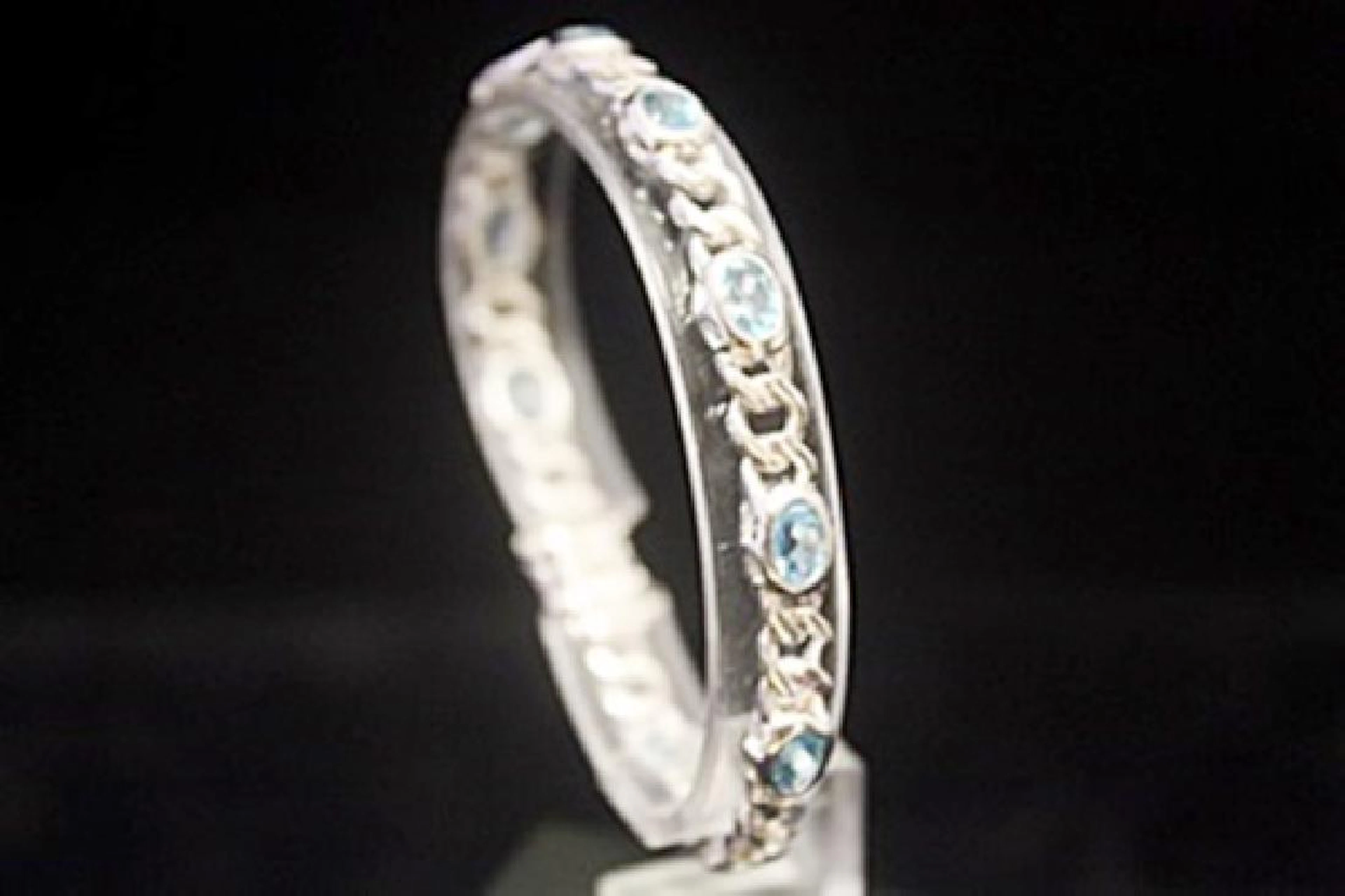 Fine Topaz Silver Bracelet