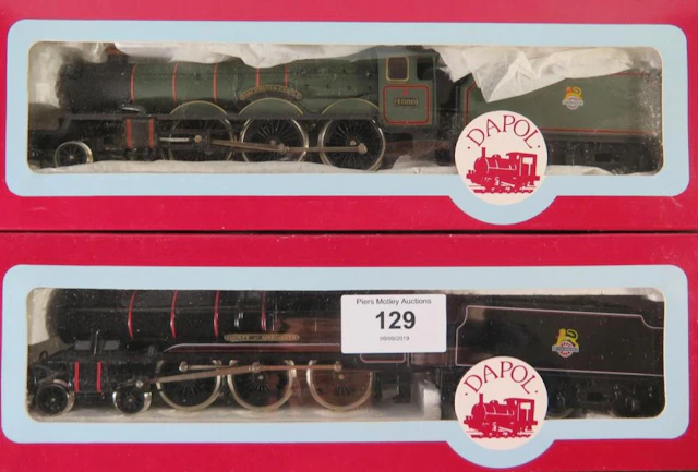 Two OO-Gauge DAPOL D5 BR 4-6-0 Dorchester Castle and D68...