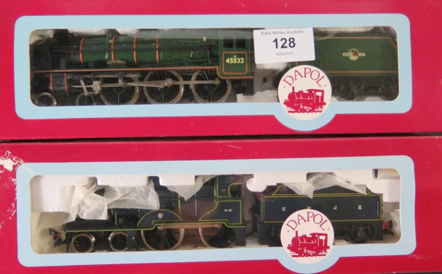 Two 00-Gauge DAPOL D40 4-6-0 Patriot BR Green (Illustrious) and one other