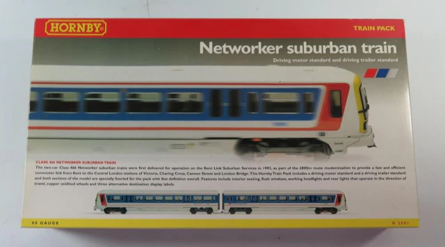 A OO-Gauge Hornby R2001 Network Suburban Train, boxed and appears unused