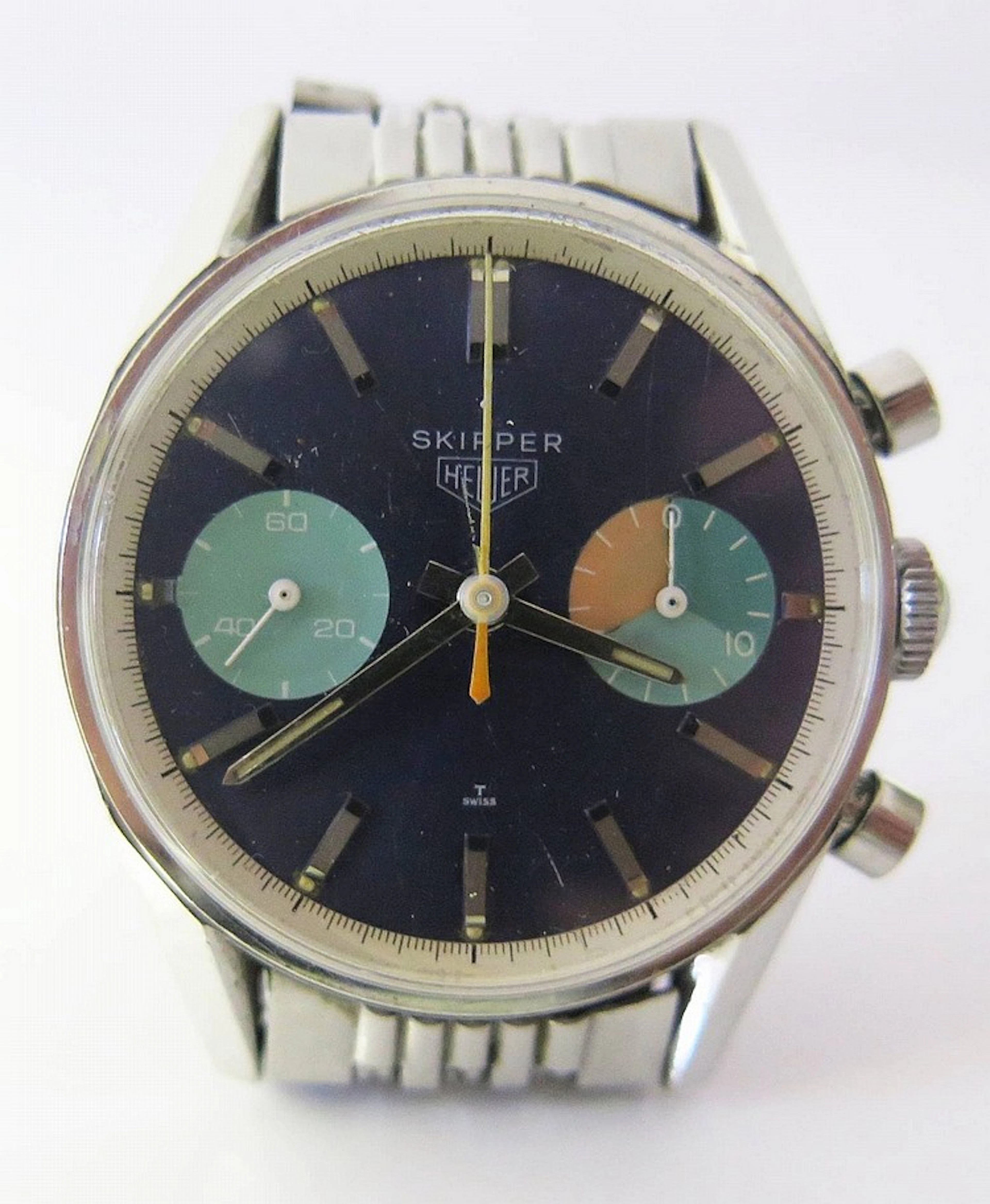 A Super Rare HEUER SKIPPER 'Skipperera' Carrera Gent's Yachting Chronograph