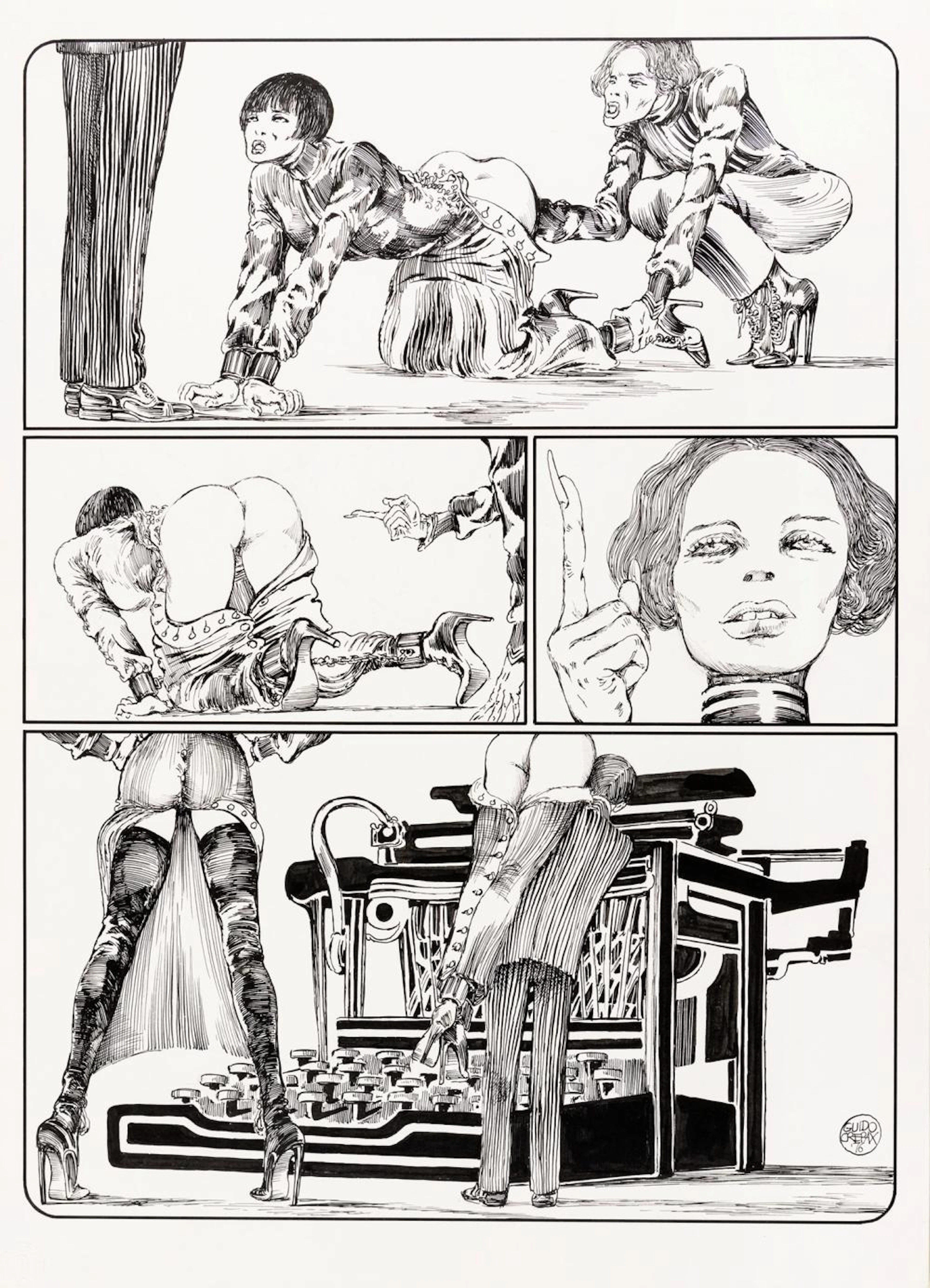 Guido Crepax - Valentina - Lanterna magica, 1976