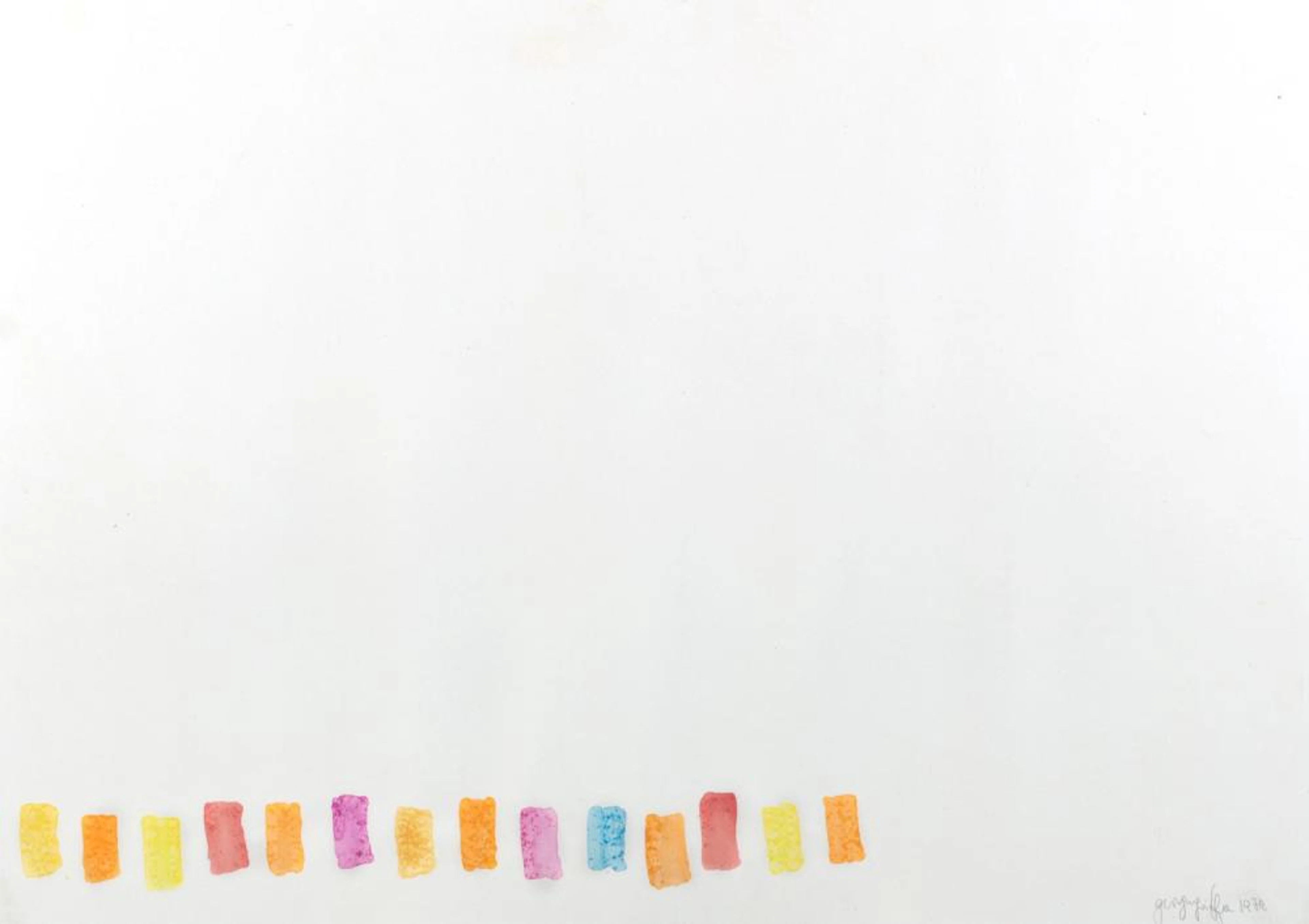 Giorgio Griffa (Torino 1936) - Untitled, 1972