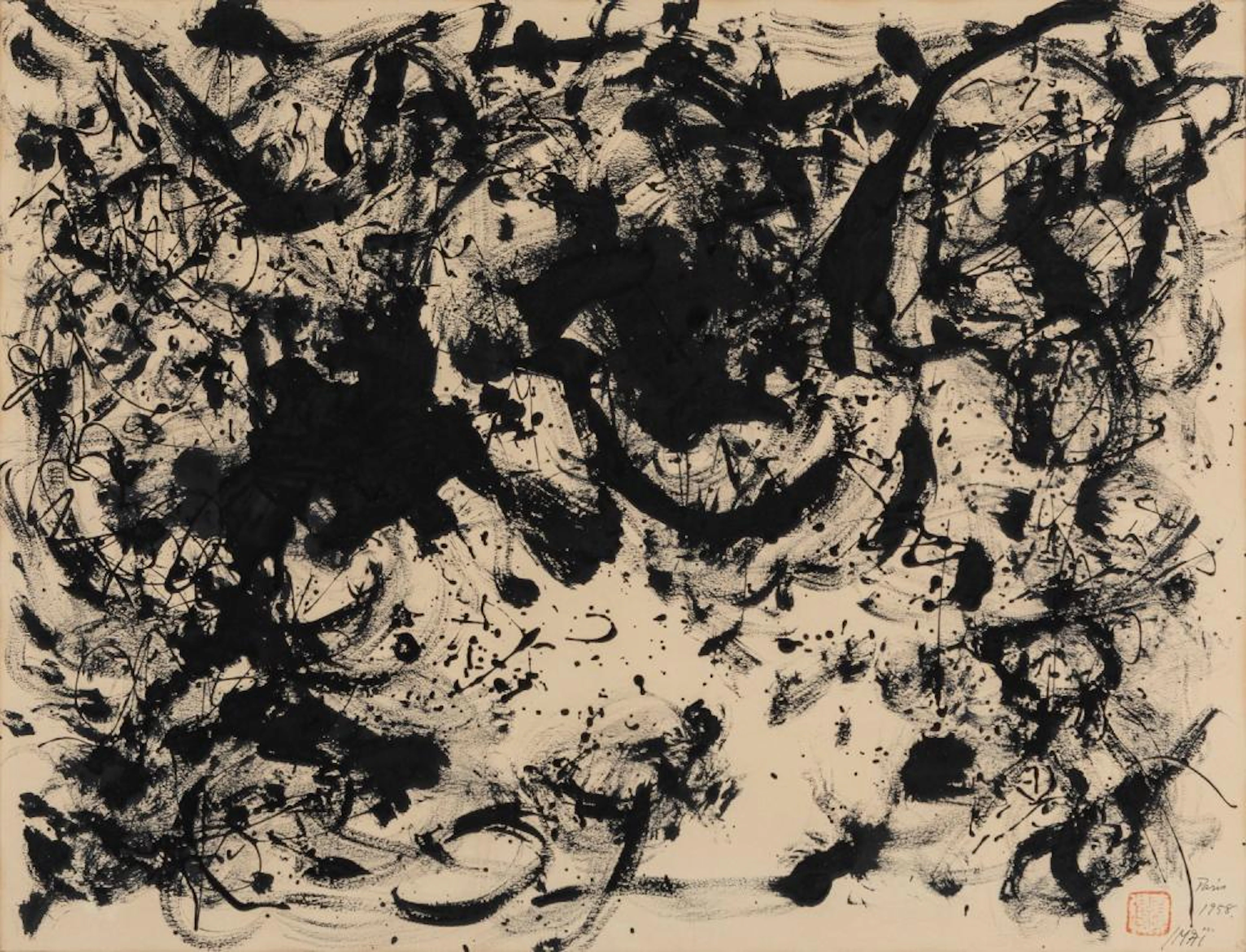 Toshimitsu Imai (Kyoto 1928-2002) - Untitled, 1958