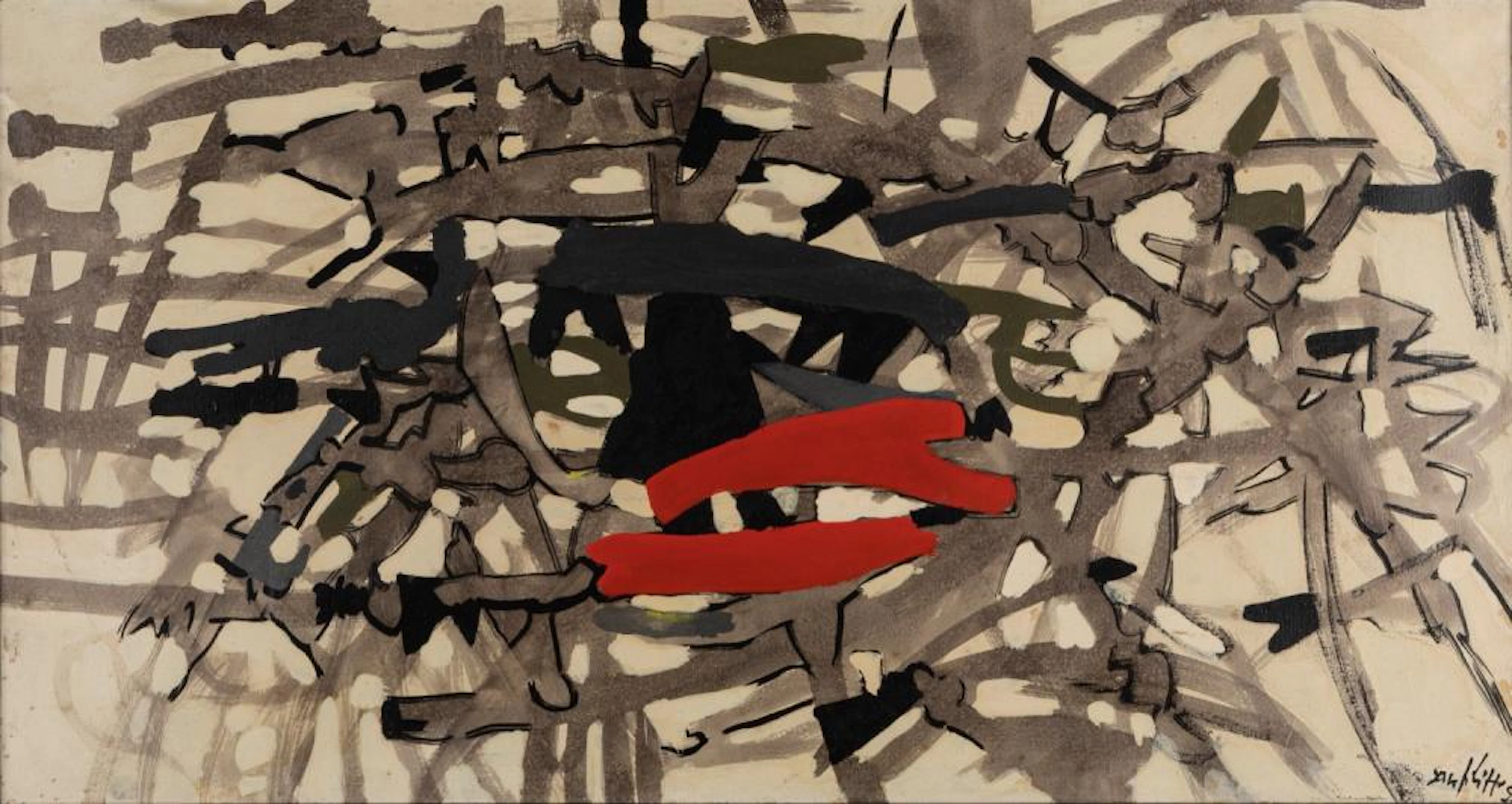 Antonio Sanfilippo (Partanna 1923-Roma 1980) - Untitled, 1955
