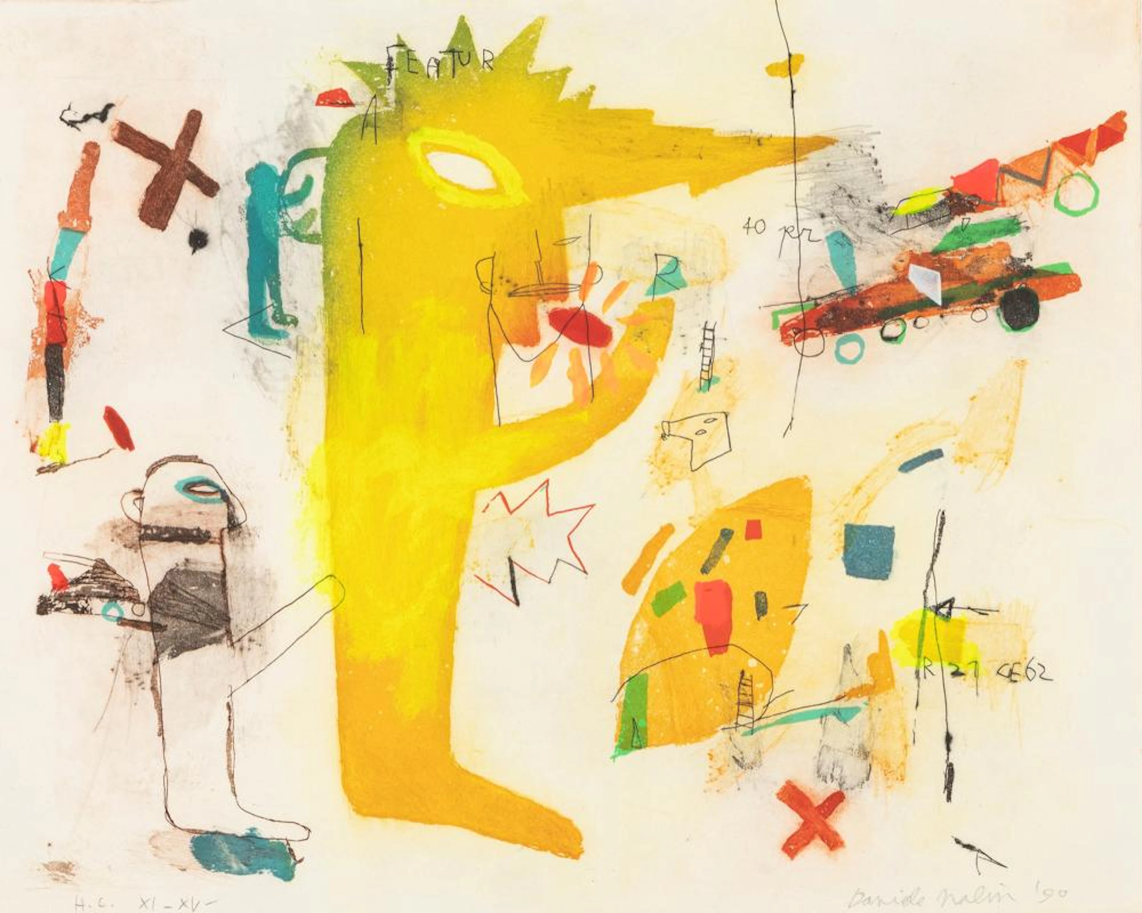 Daniele Nalin (1947) - Untitled, 1990