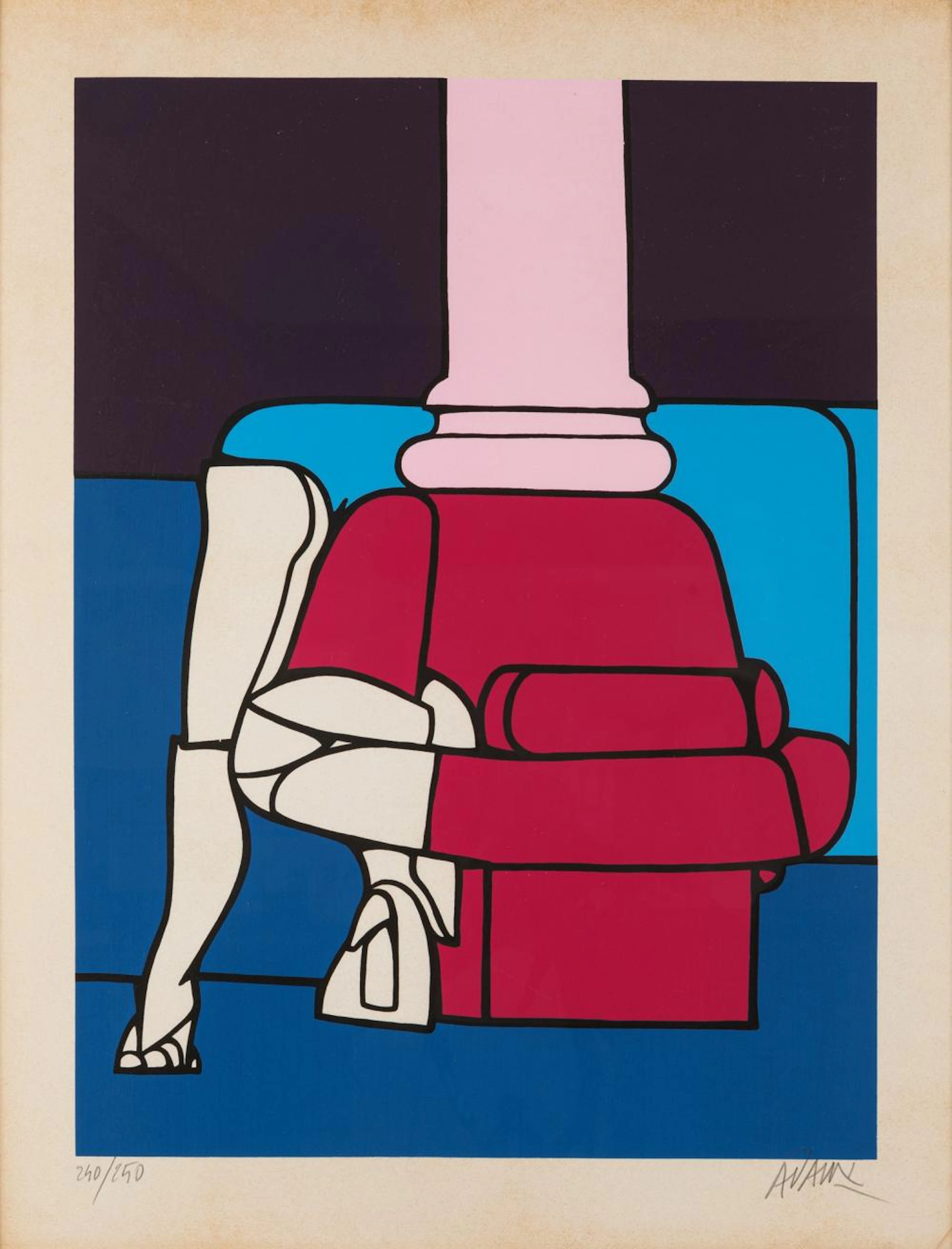Valerio Adami (Bologna 1935) - Untitled