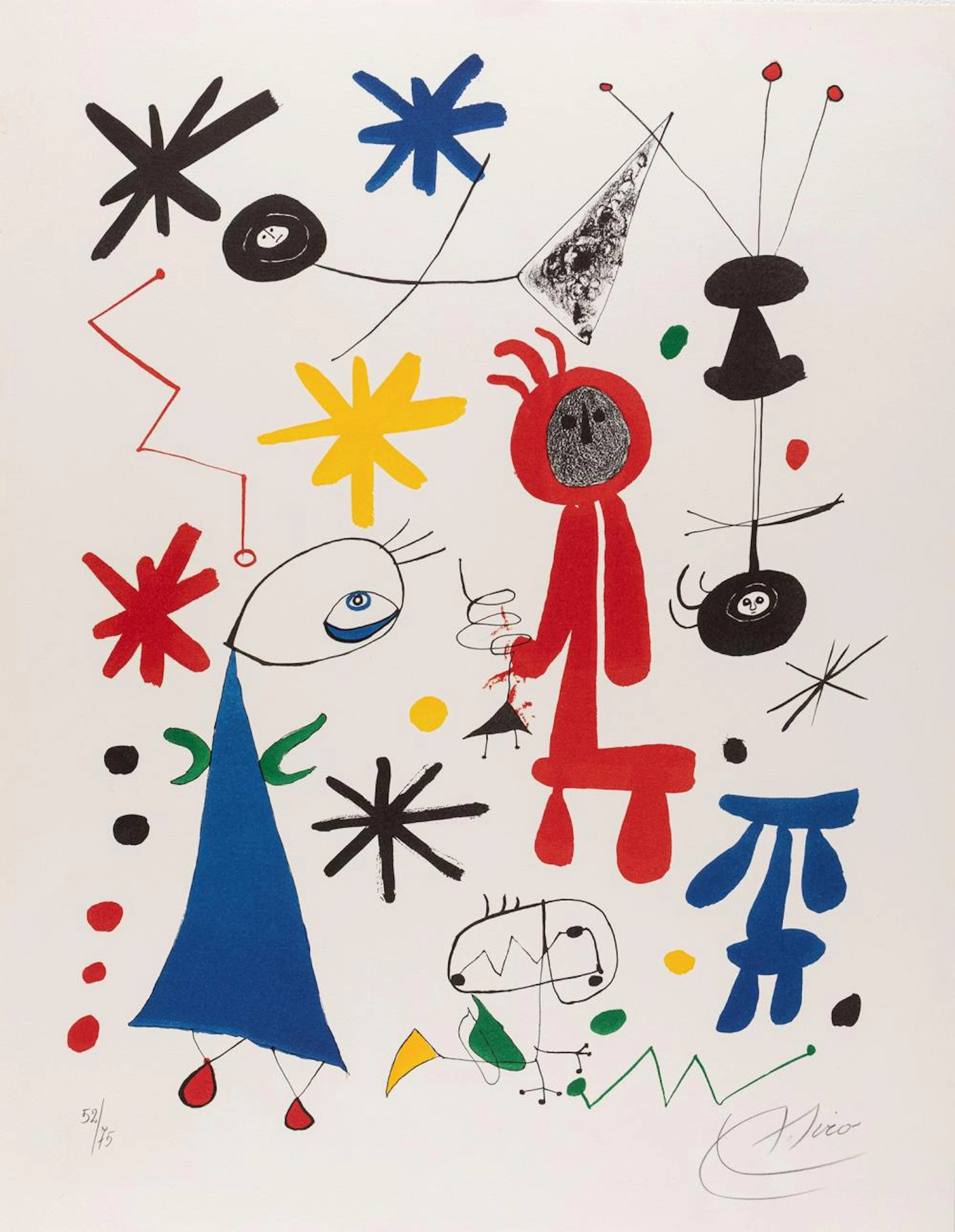 Joan Mirò (Barcellona 1893-Maiorca 1983) - Untitled, 1979