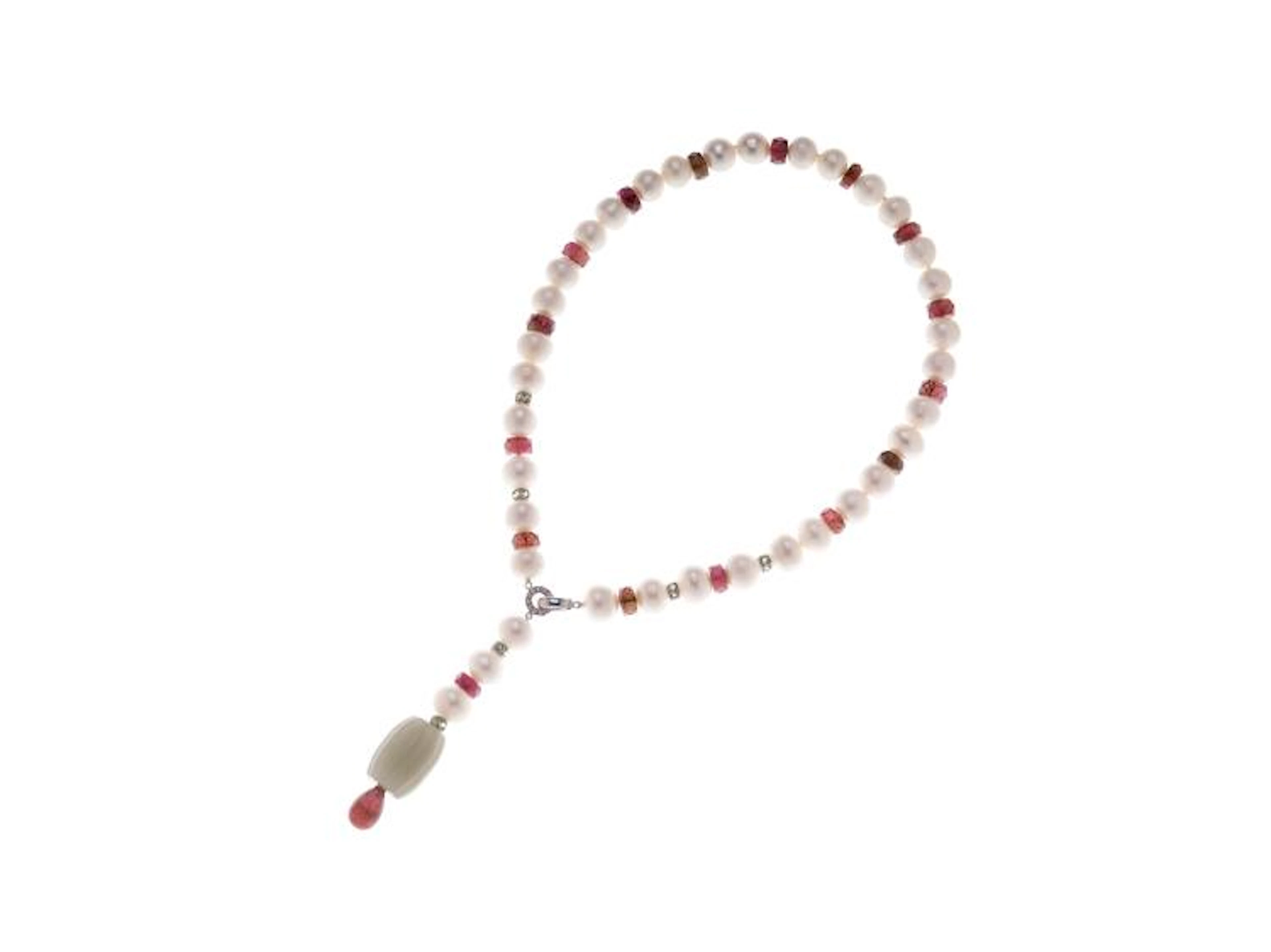 Necklace With White Gold 18K