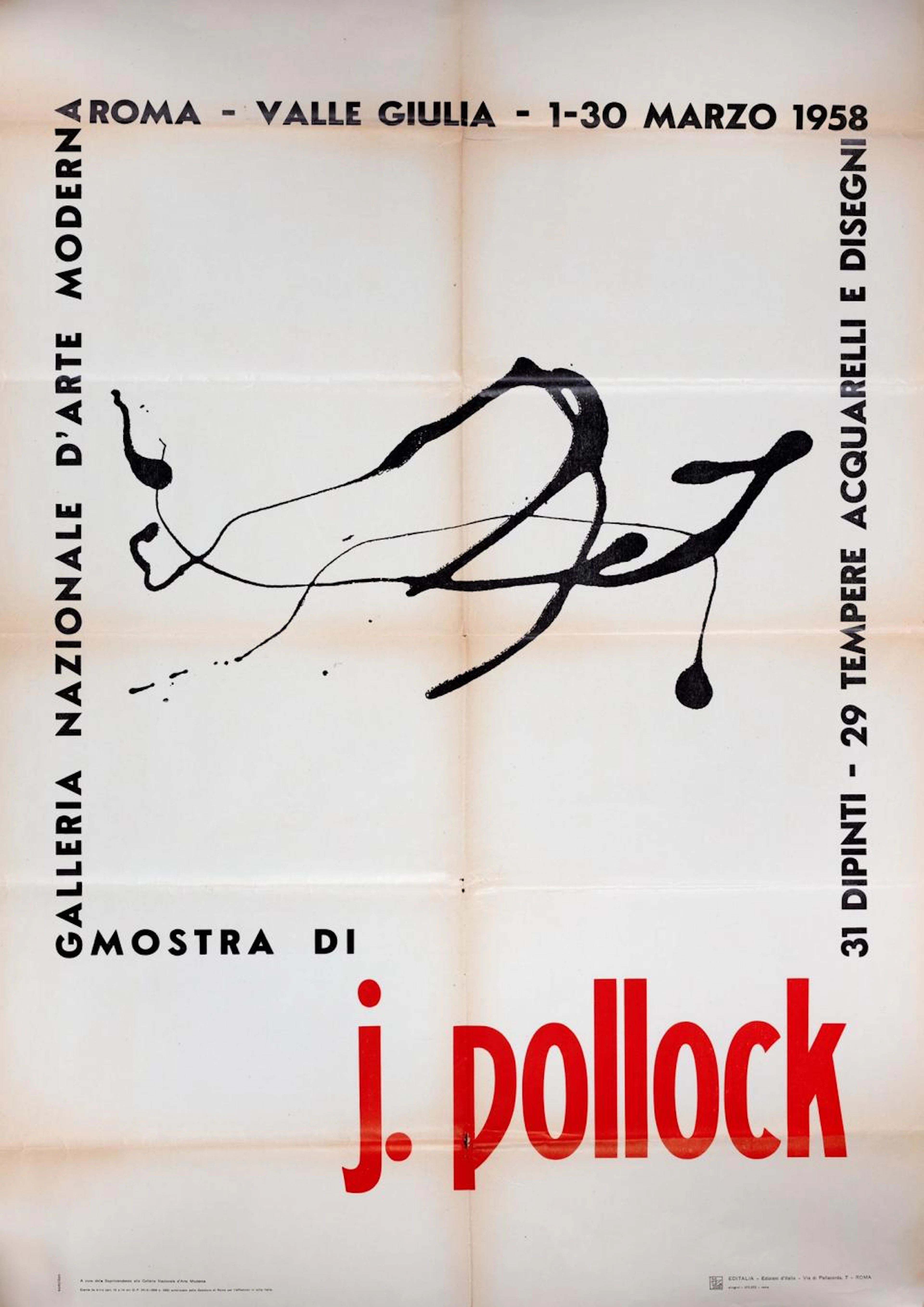 Pollock, Jackson (Cody 1912-New York 1956) - Exhibition...