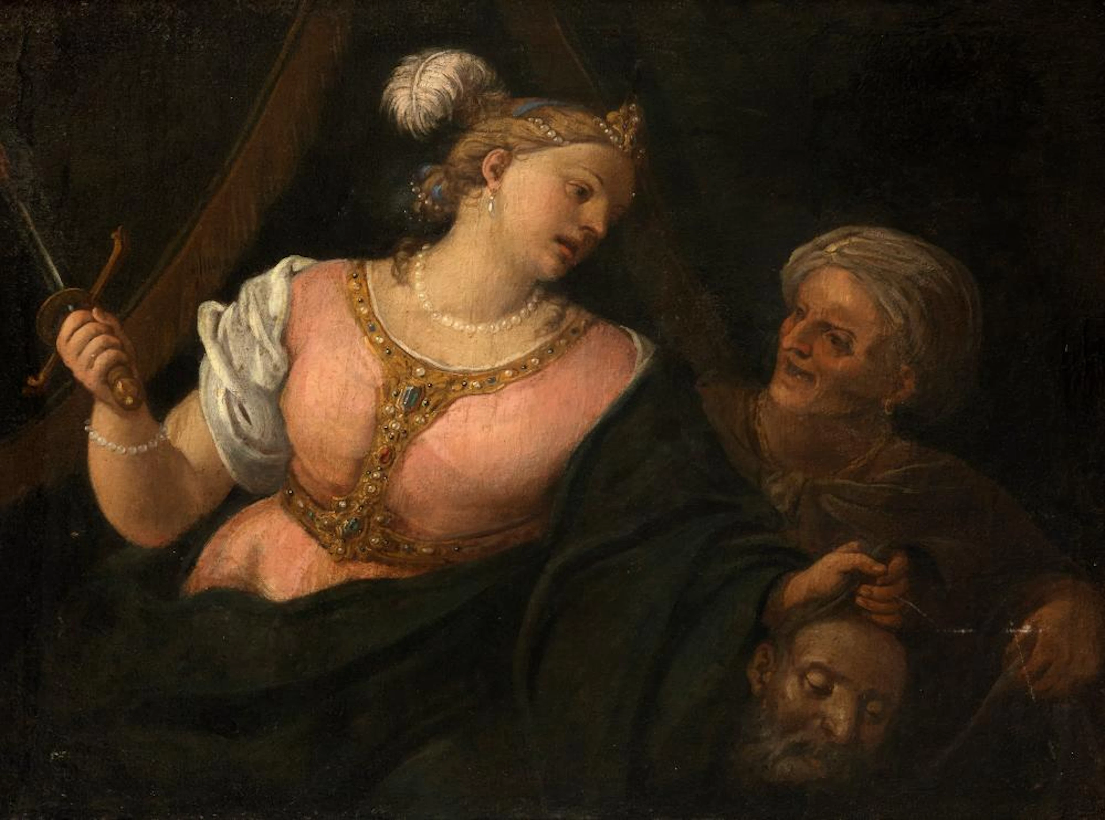 Venetian School, XVII century - Judith with the head of Holofernes