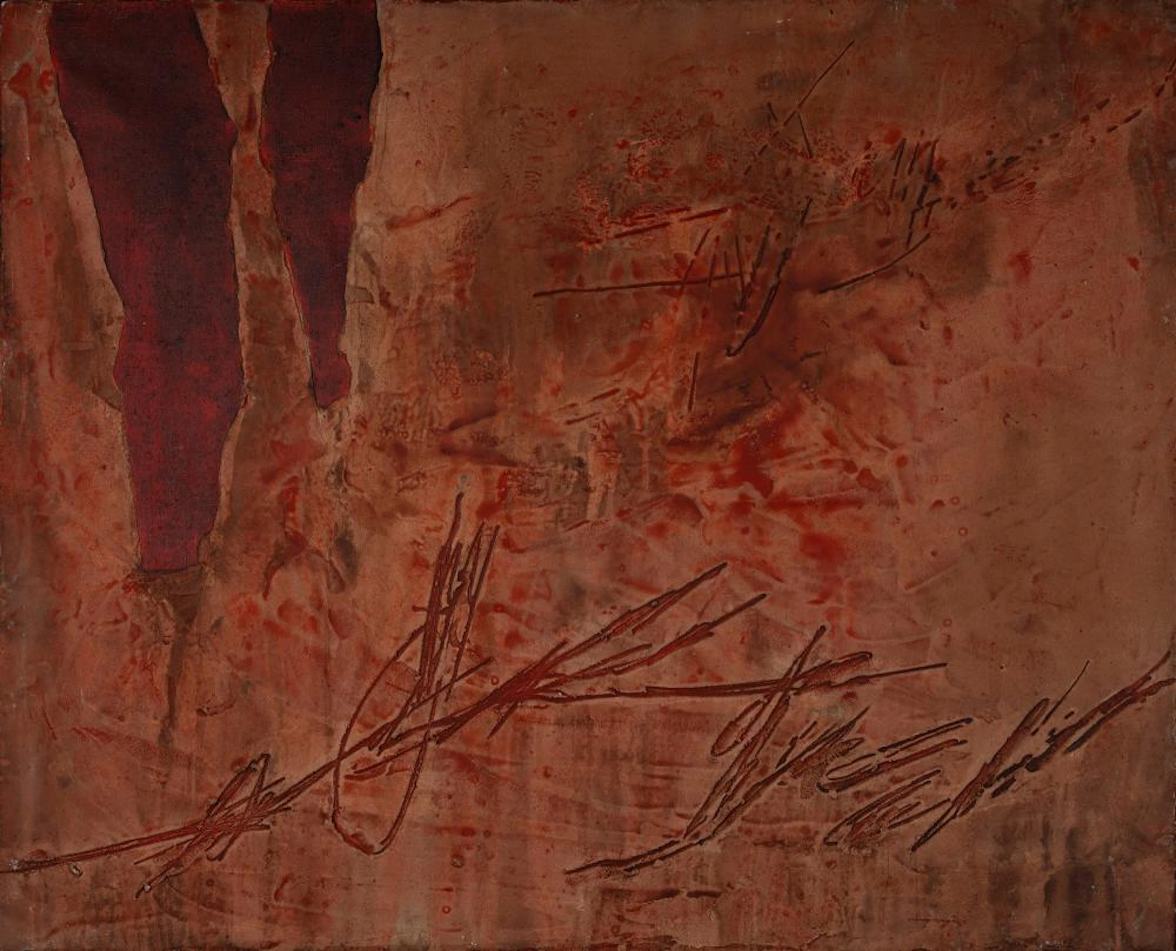 Achille Perilli (Roma 1927-Orvieto 2021) - De occulta philosophia, 1959