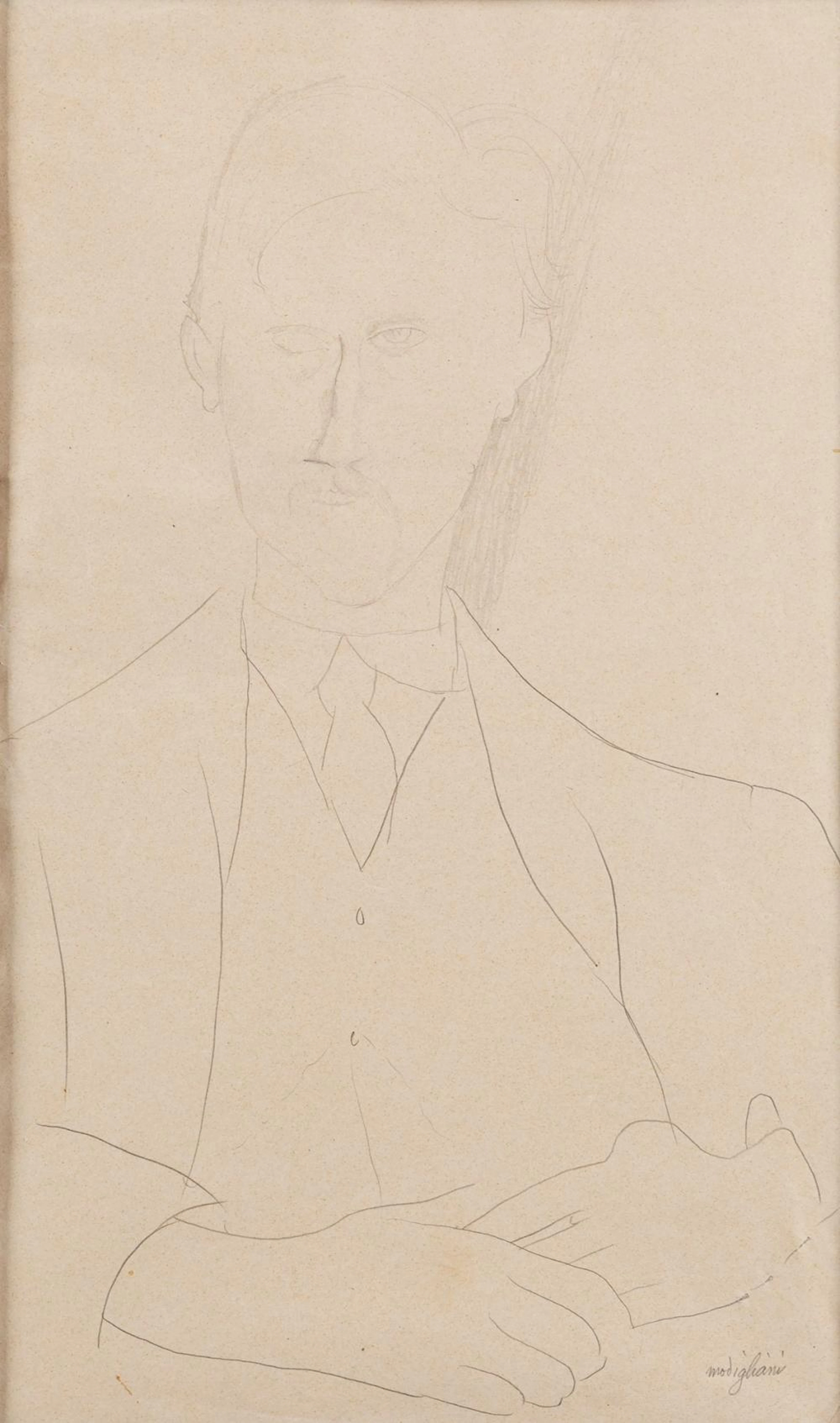 Amedeo Modigliani (1884-1920) - Ritratto di Roger Dutilleul, 1917
