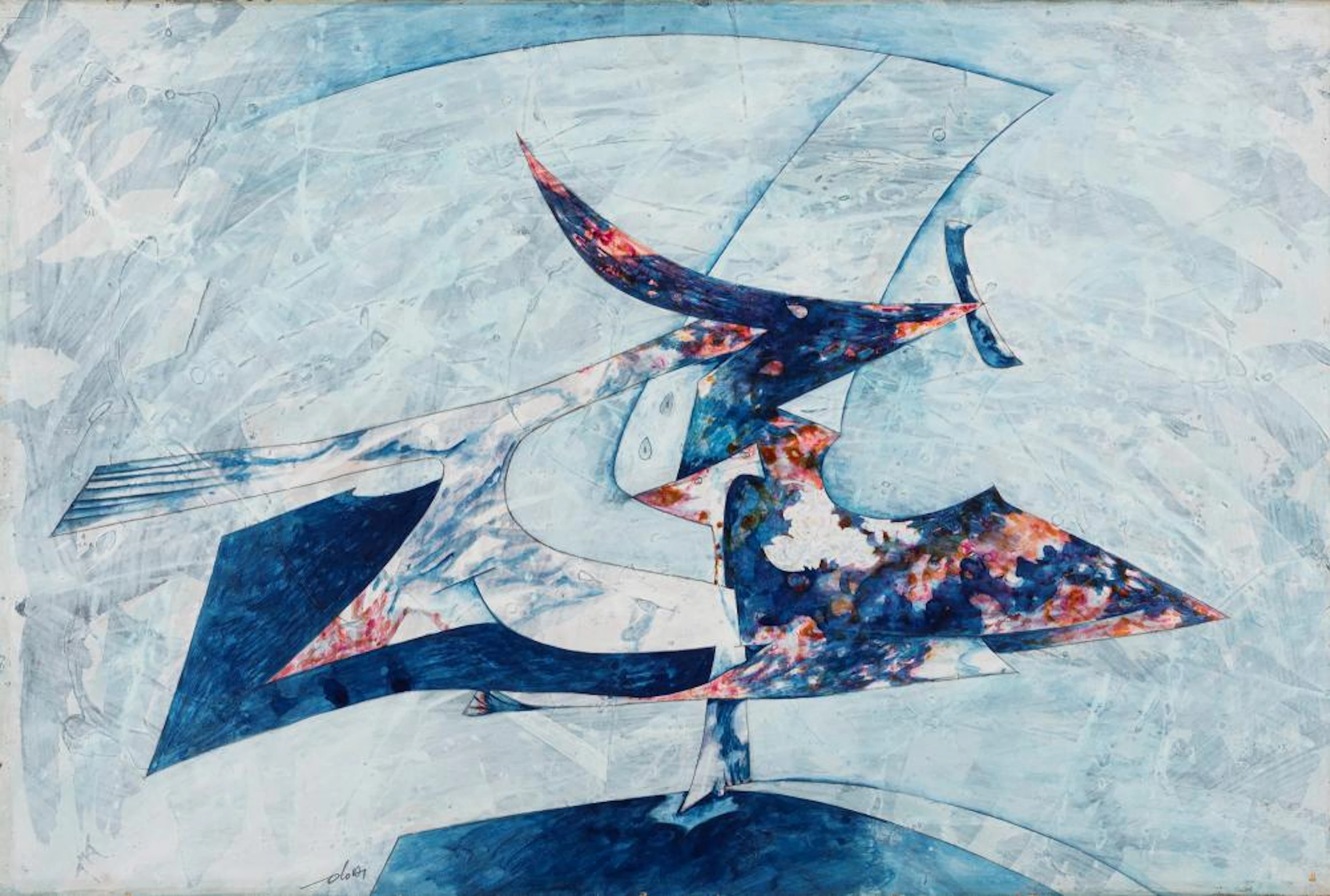Gianni Dova (Roma 1925-Pisa 1991) - Untitled, 70's