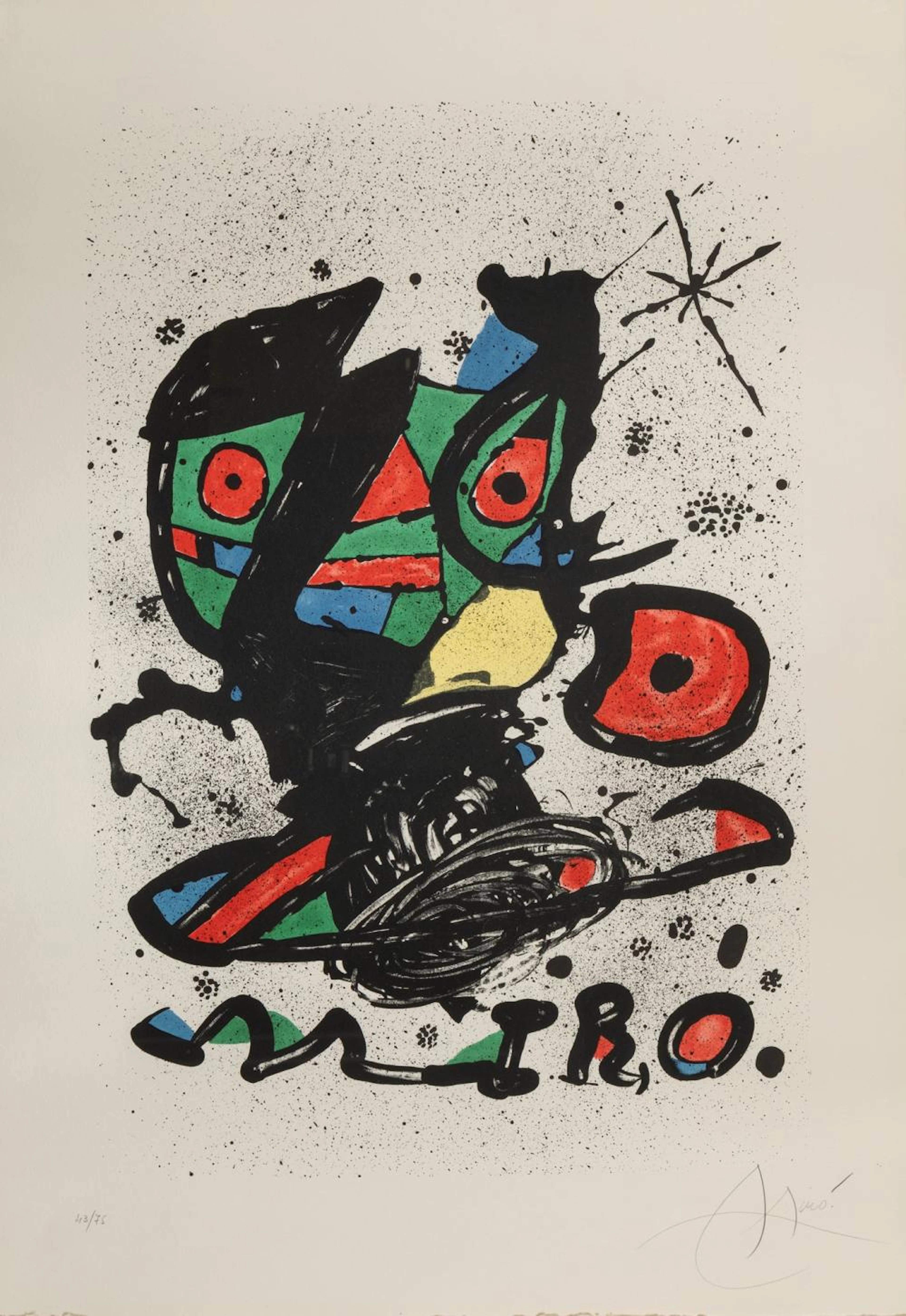 Joan Mirò (Barcellona 1893-Maiorca 1983) - Untitled