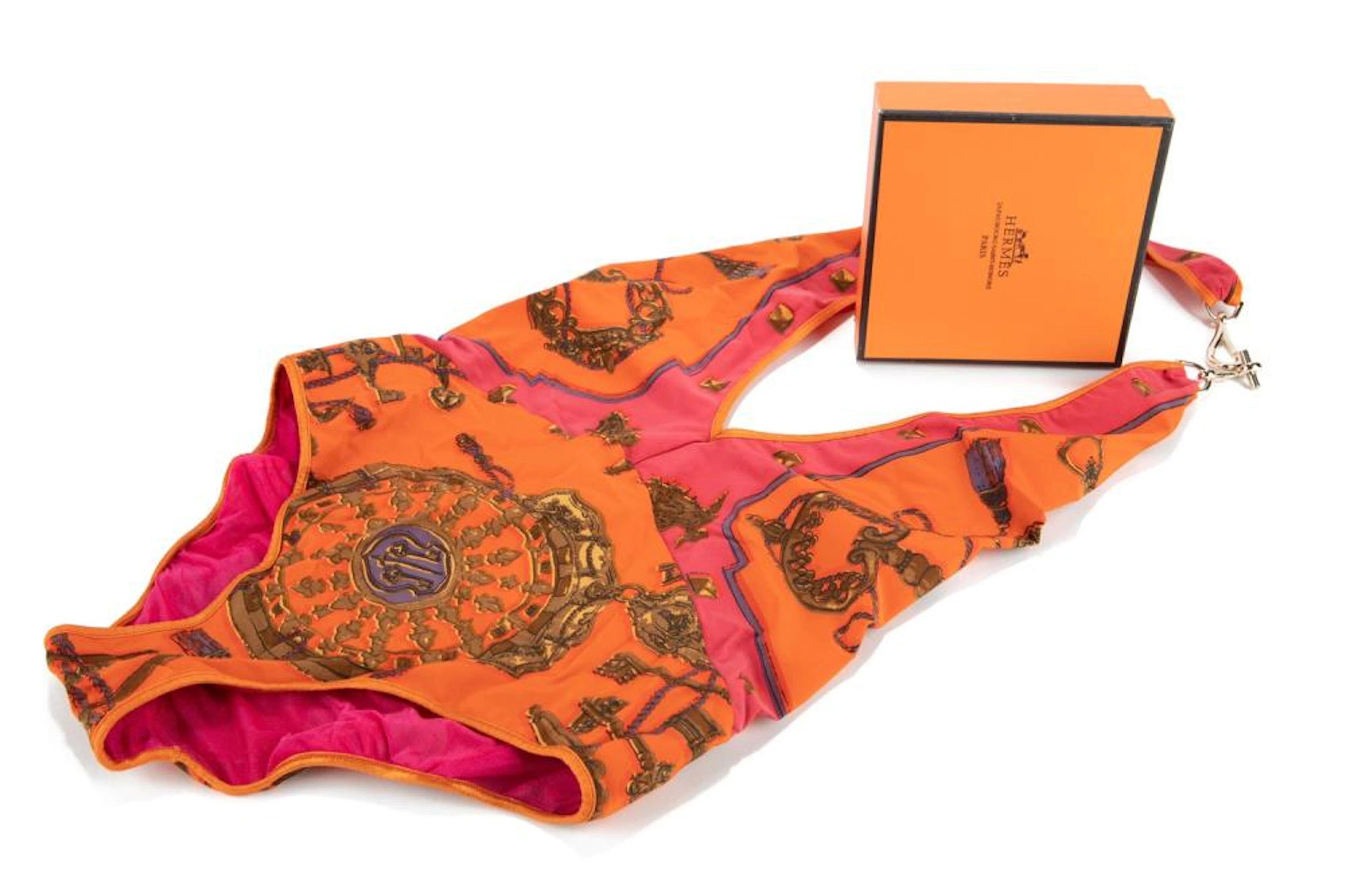Hermès - Fantasy printed swimsuit