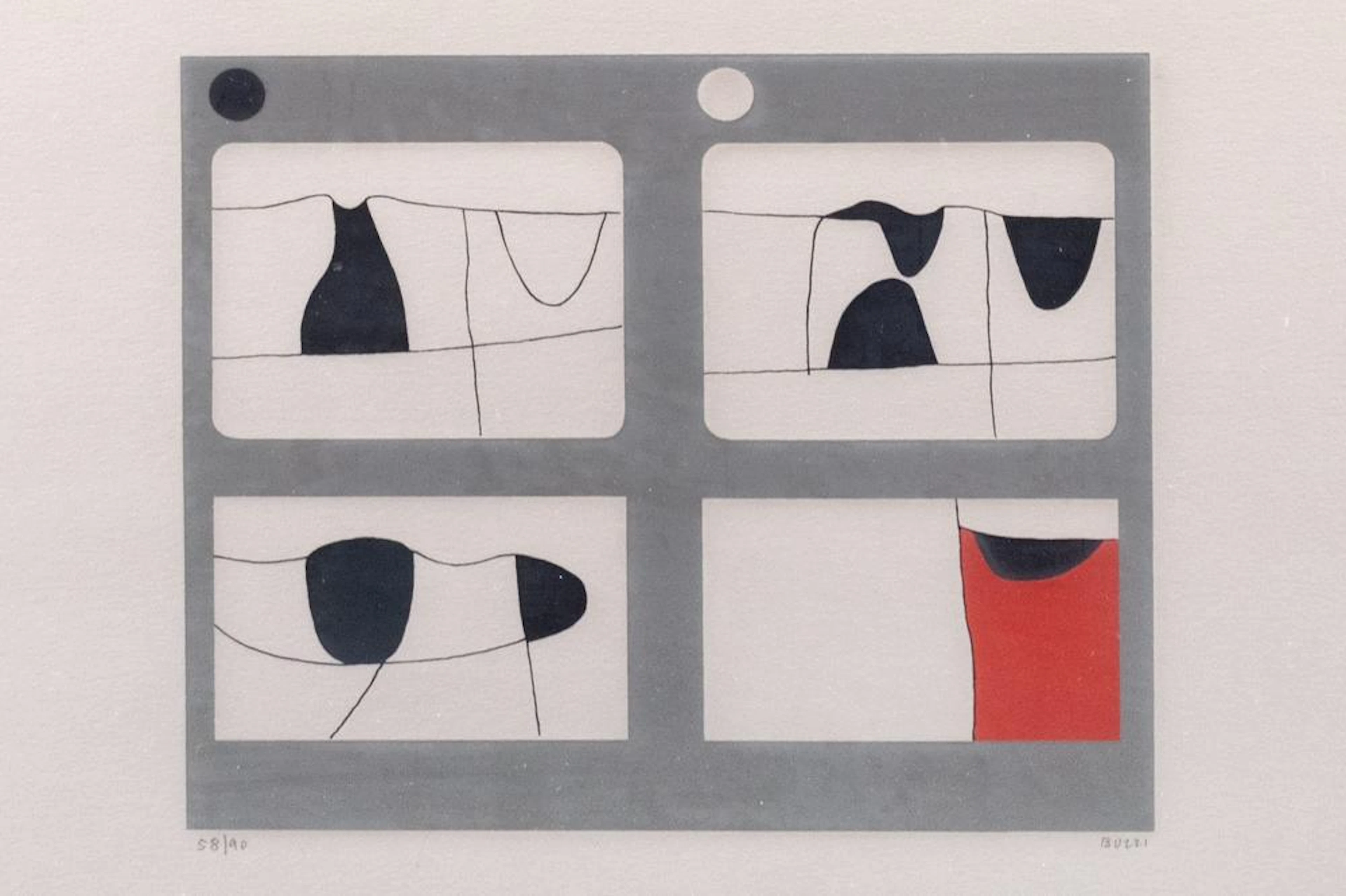 Alberto Burri (Città di Castello 1915-Nizza 1995) - Lettere, 1969