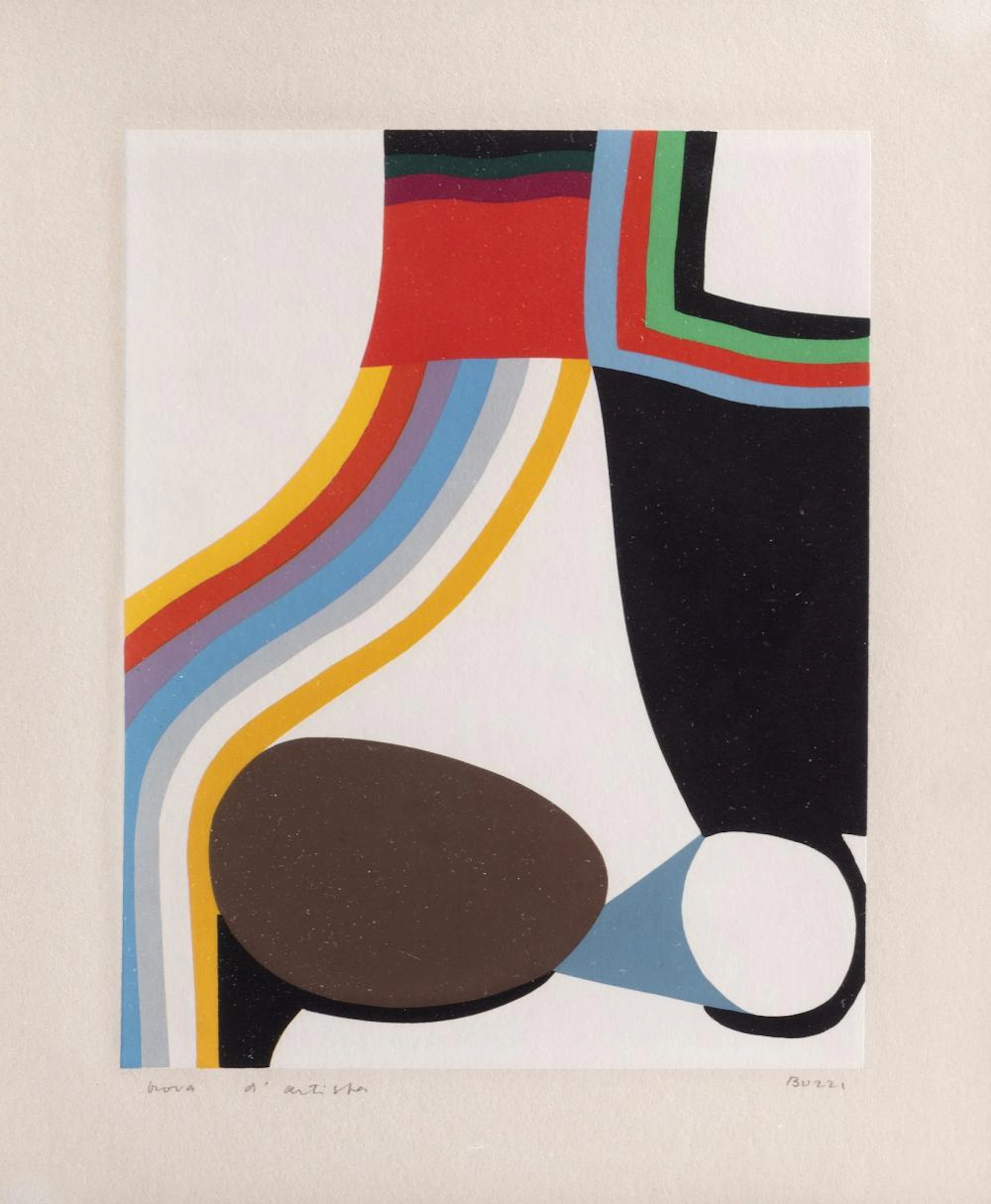 Alberto Burri (Città di Castello 1915-Nizza 1995) - Alvar Aalto, 1977