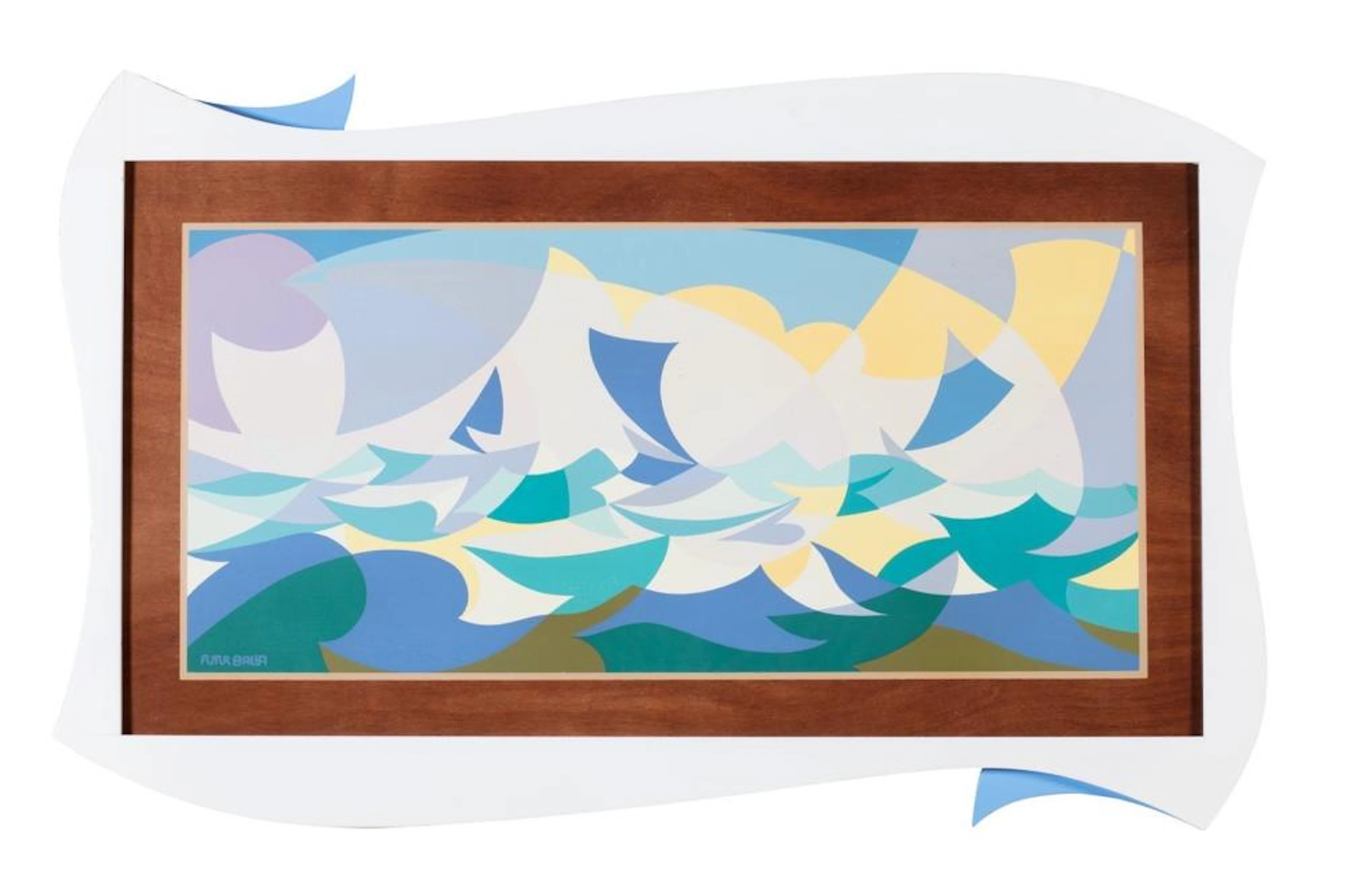 Giacomo Balla (Torino 1871-Roma 1958) - Linee forza di mare (Mattutino)