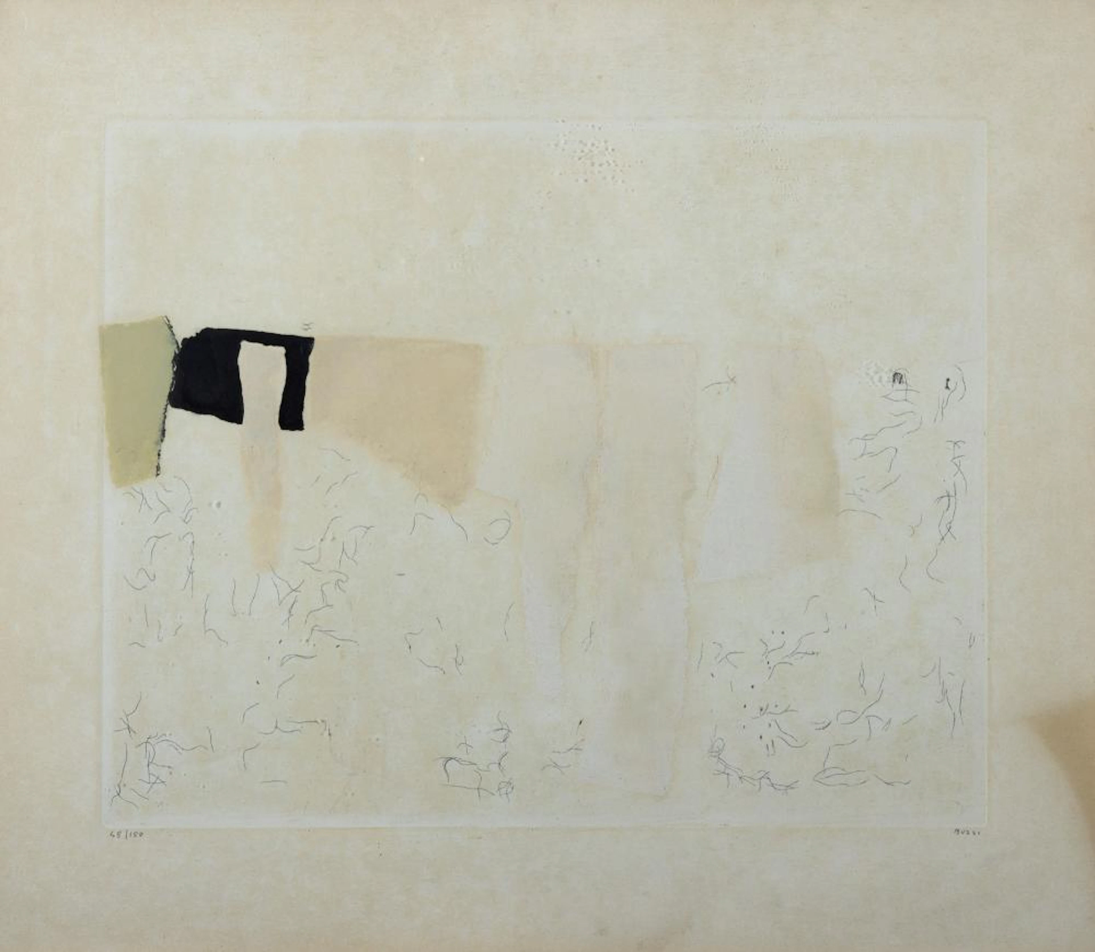 Alberto Burri (Città di Castello 1915-Nizza 1995) - Mold, 1957