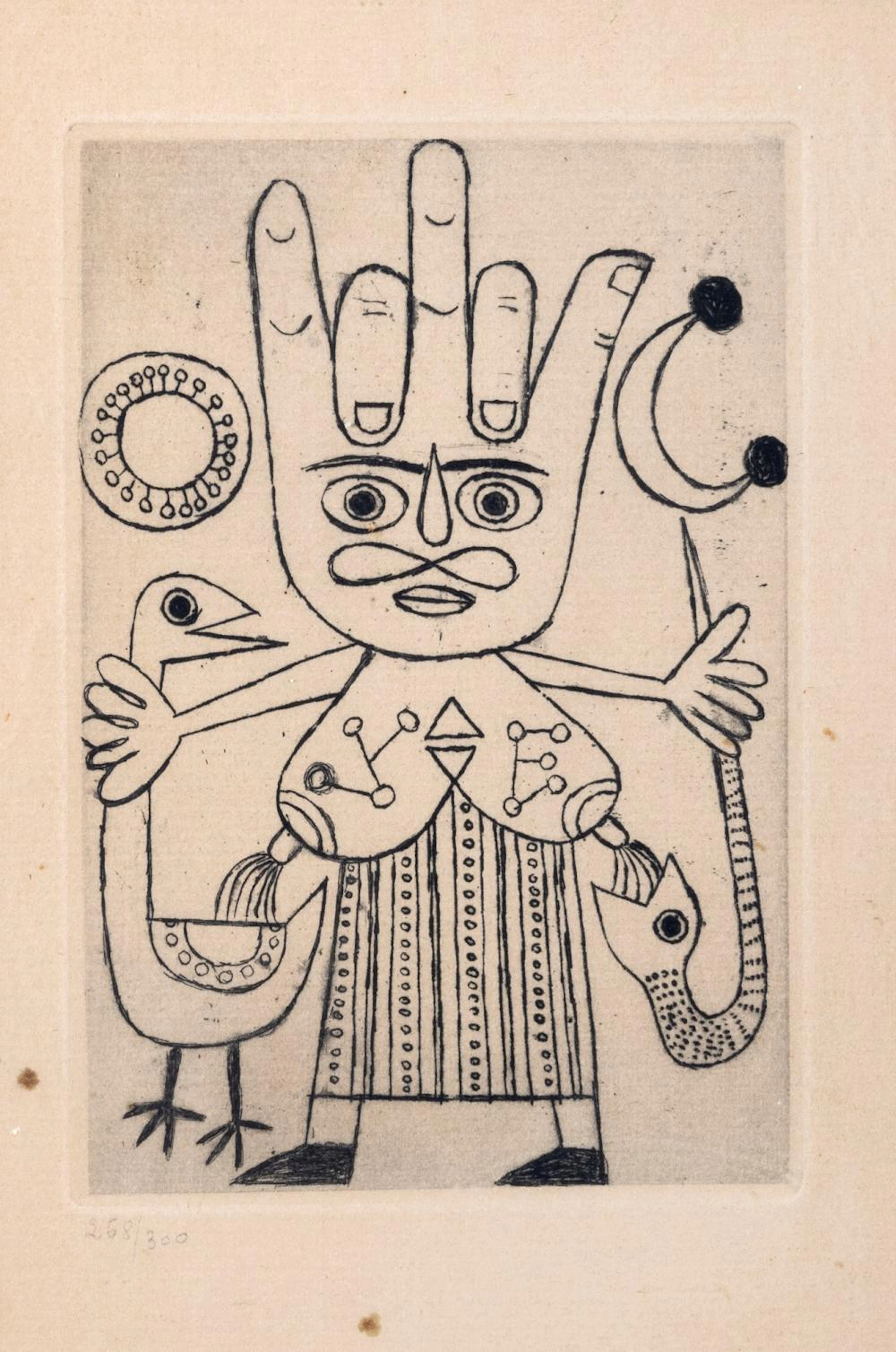 Victor Brauner (Piatra Neamt 1903-Parigi 1966) - Le Char Triomphal del'Antimoine