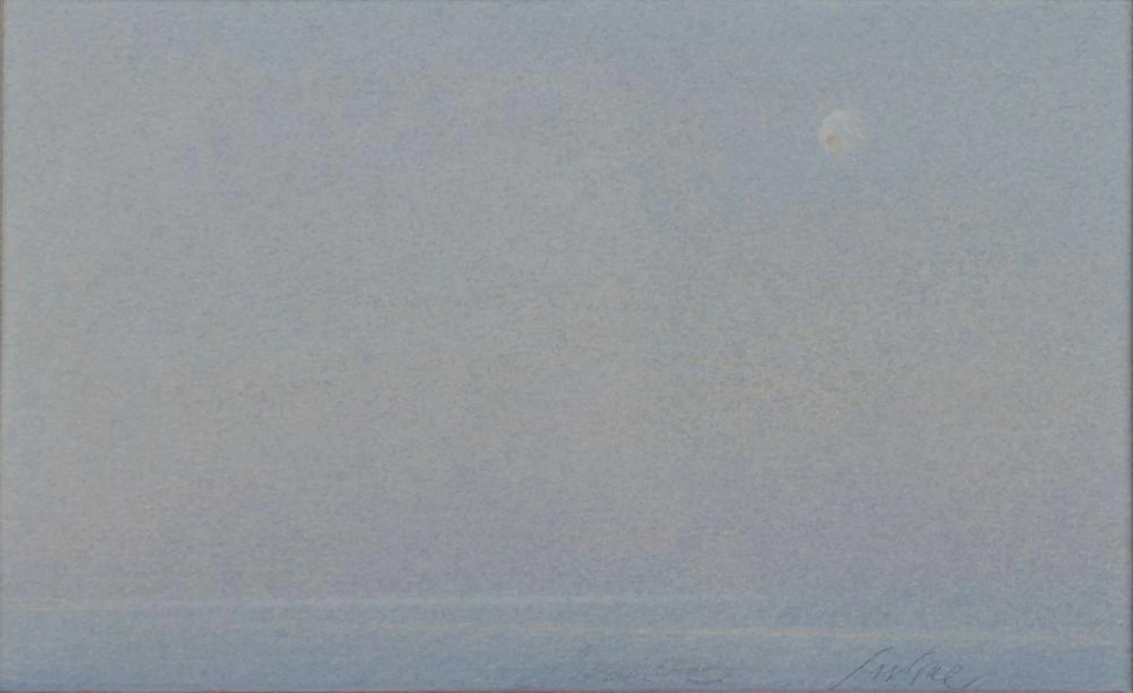 Piero Guccione (Scicli 1935-Modica 2018) - La luna e le linee del mare