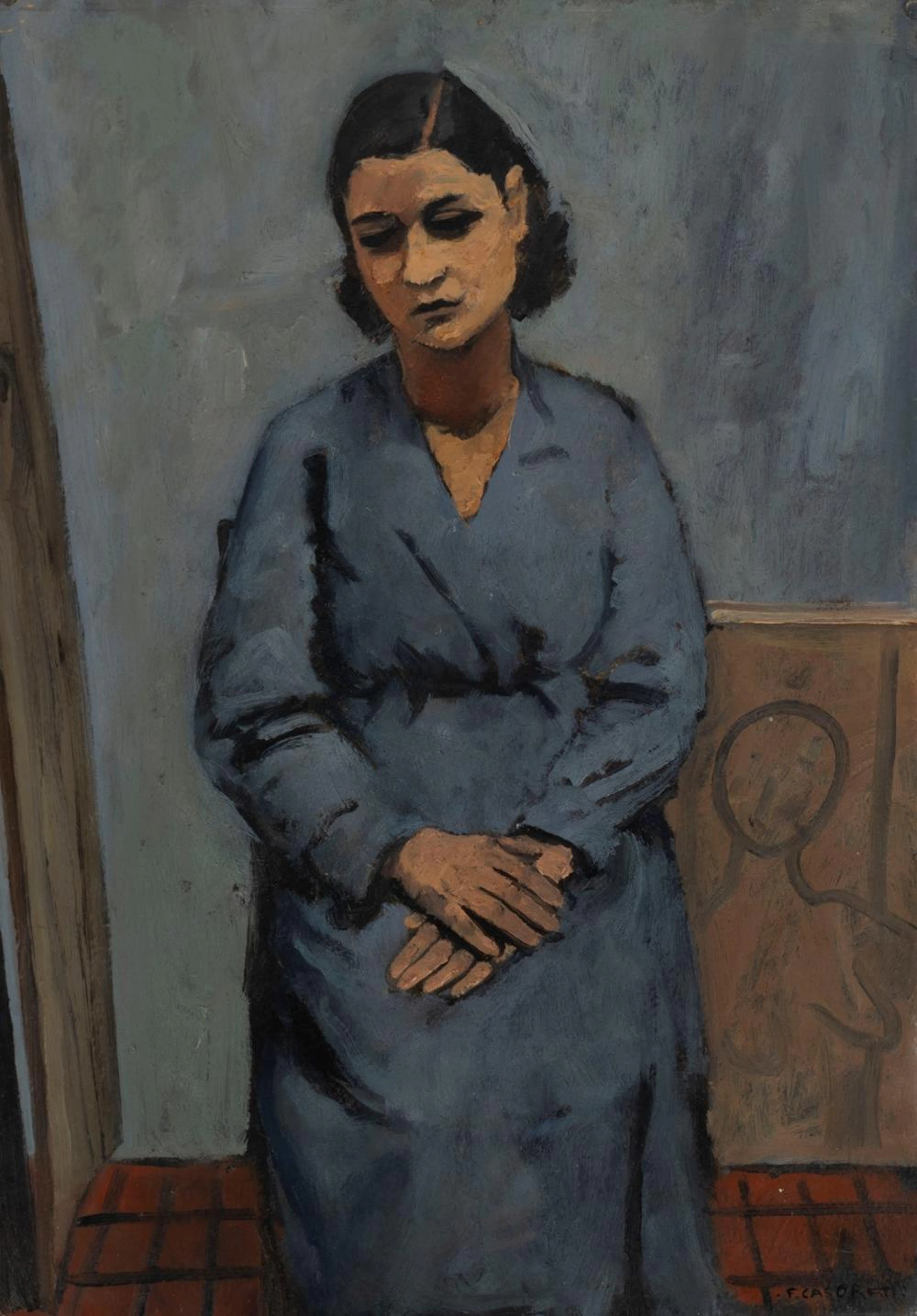 Felice Casorati (Novara 1883-Torino 1963) - Marilena, 1936