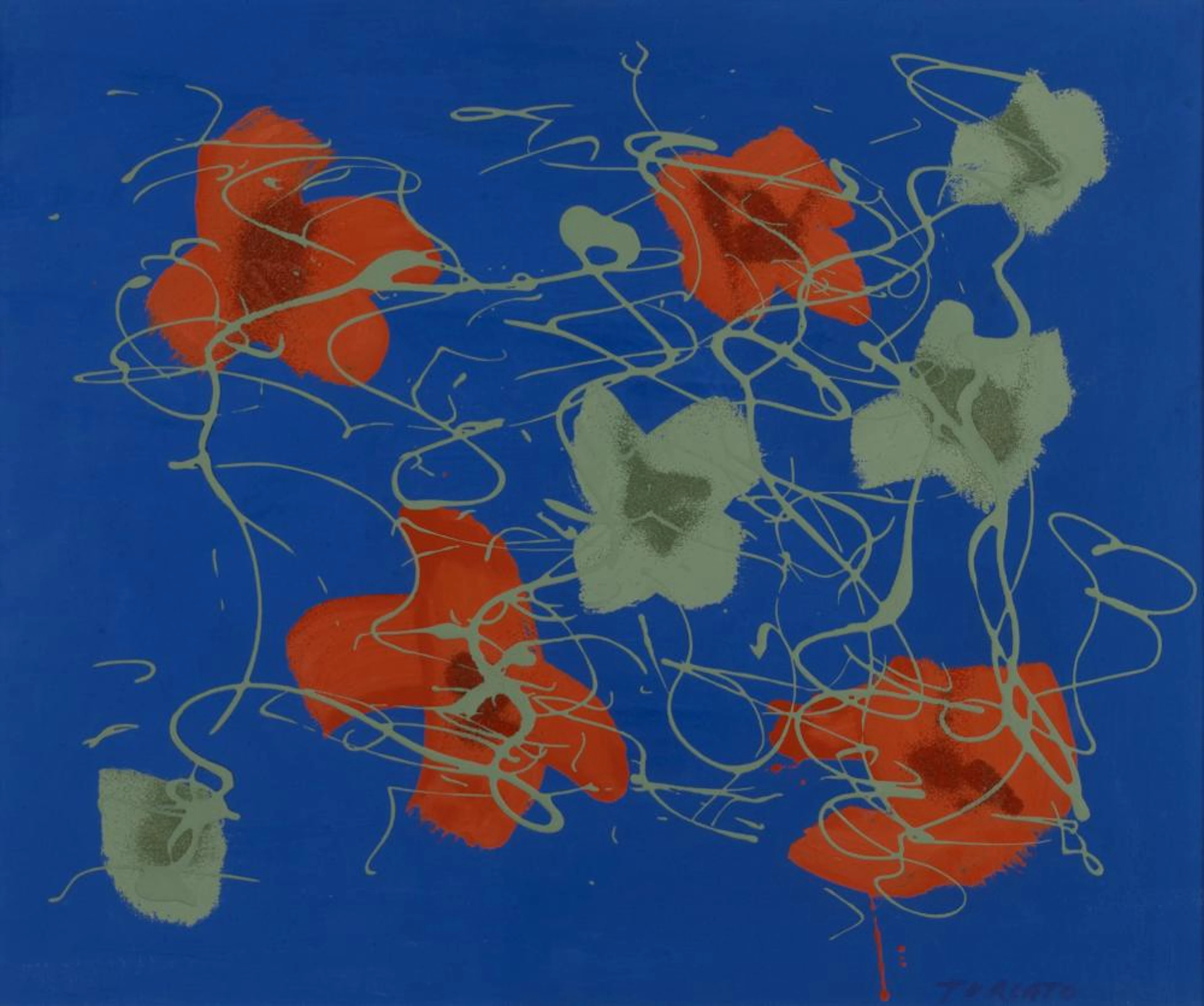 Giulio Turcato (Mantova 1912-Roma 1995) - Forme spezzate, 1970