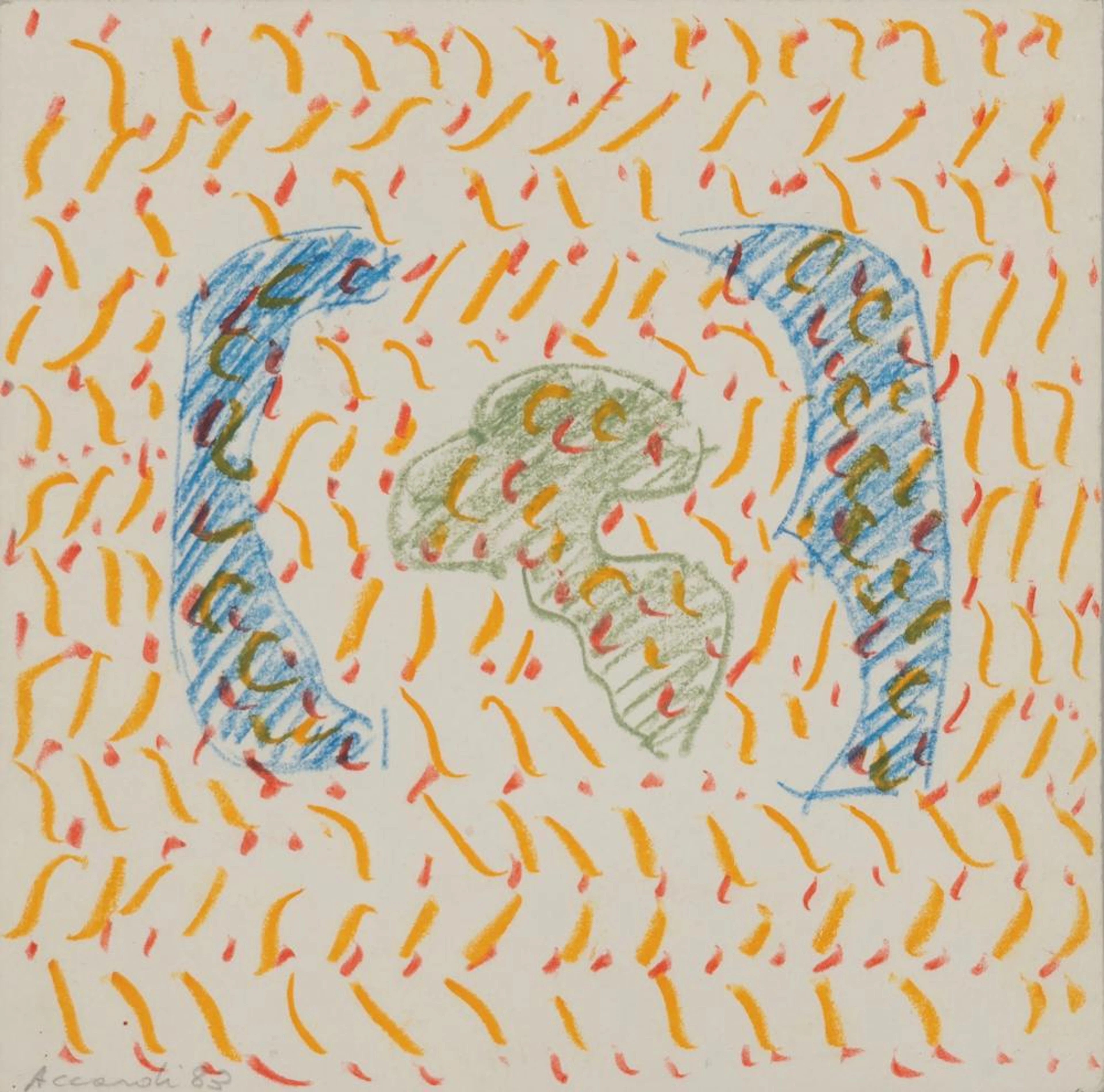 Carla Accardi (Trapani 1924-Roma 2014) - Composition, 1983