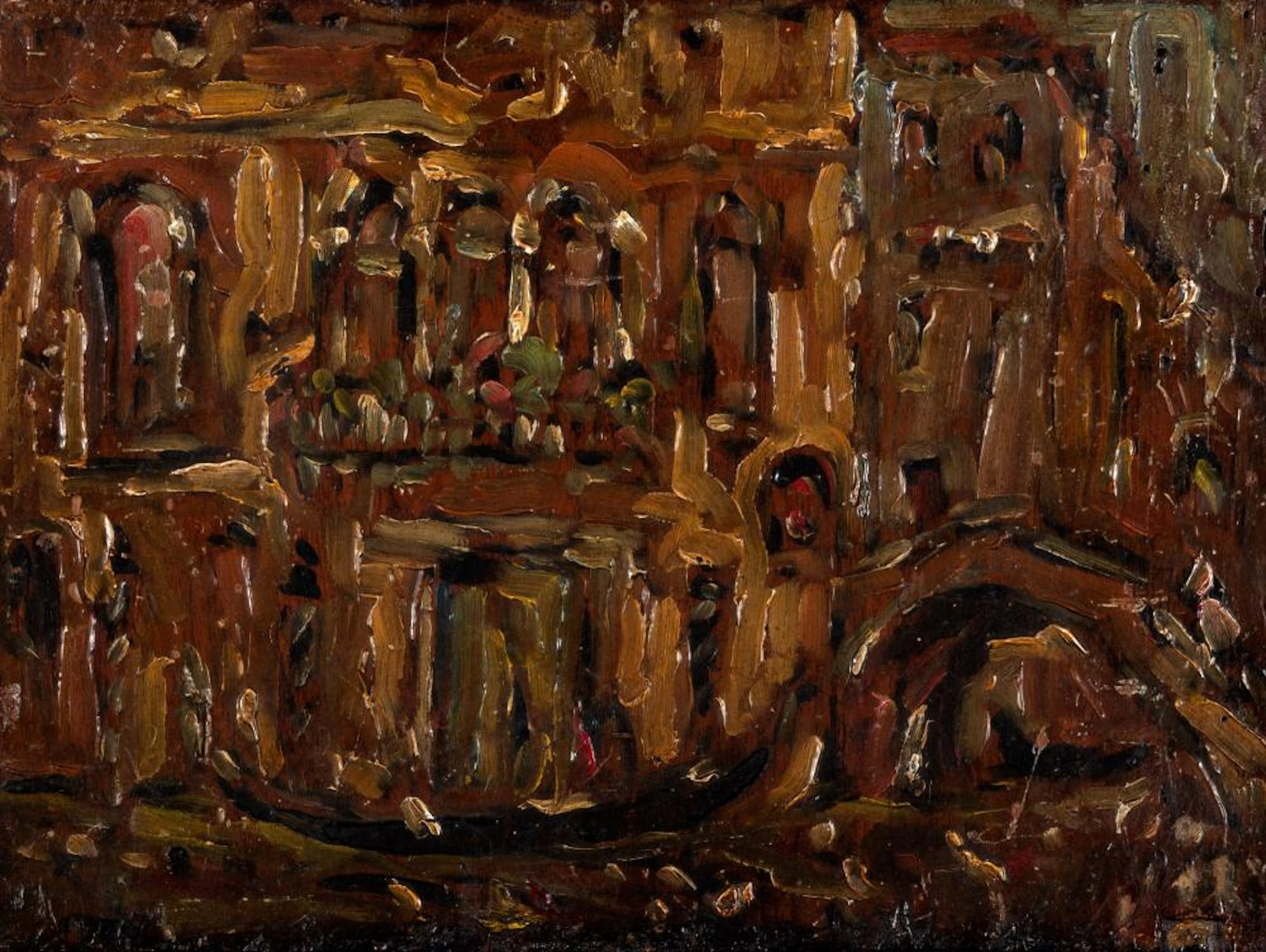 Emilio Vedova (Venezia 1919-2006) - Untitled (Ponte di Rialto)