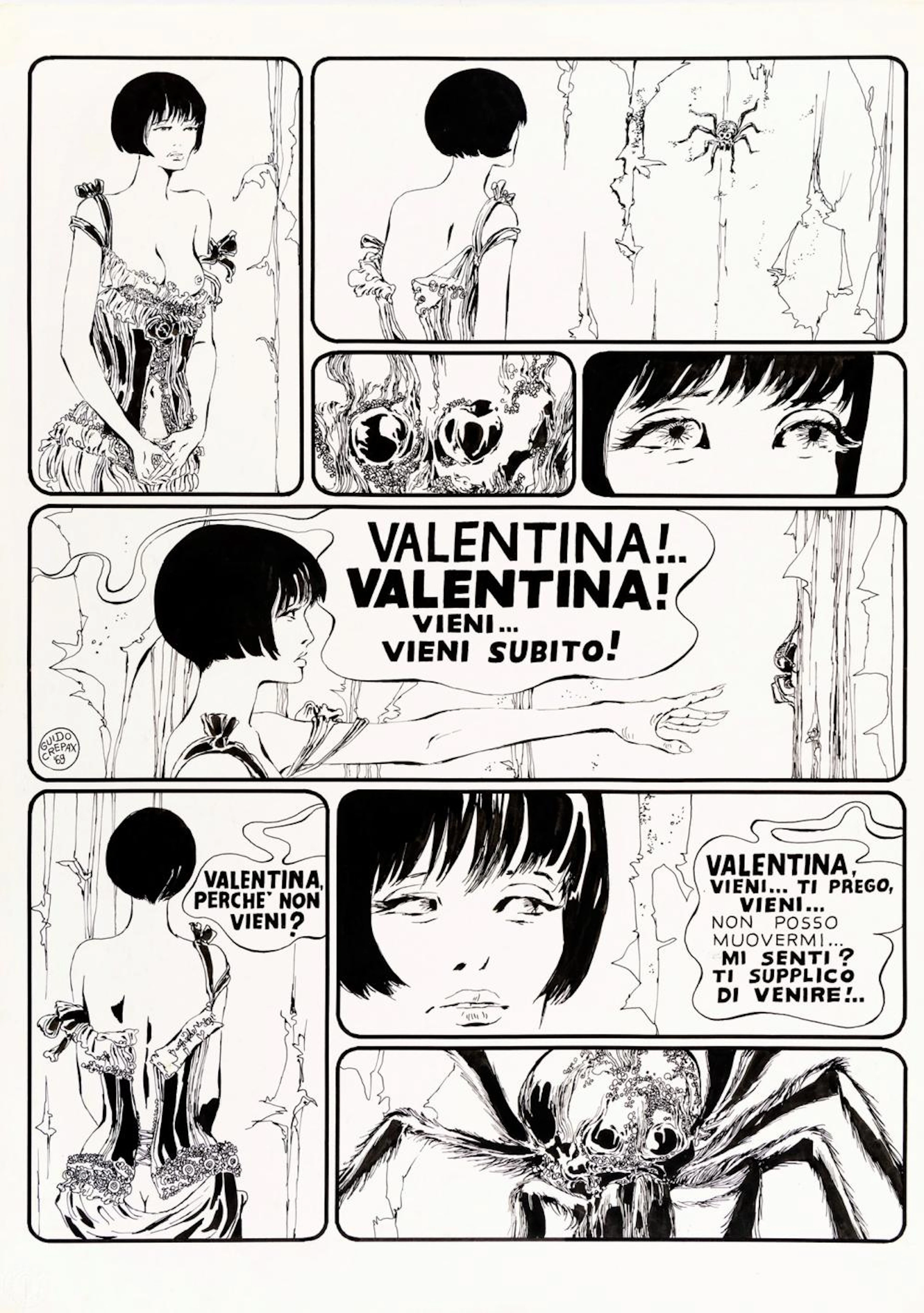 Guido Crepax - Valentina - La Marianna la va in campagna, 1969