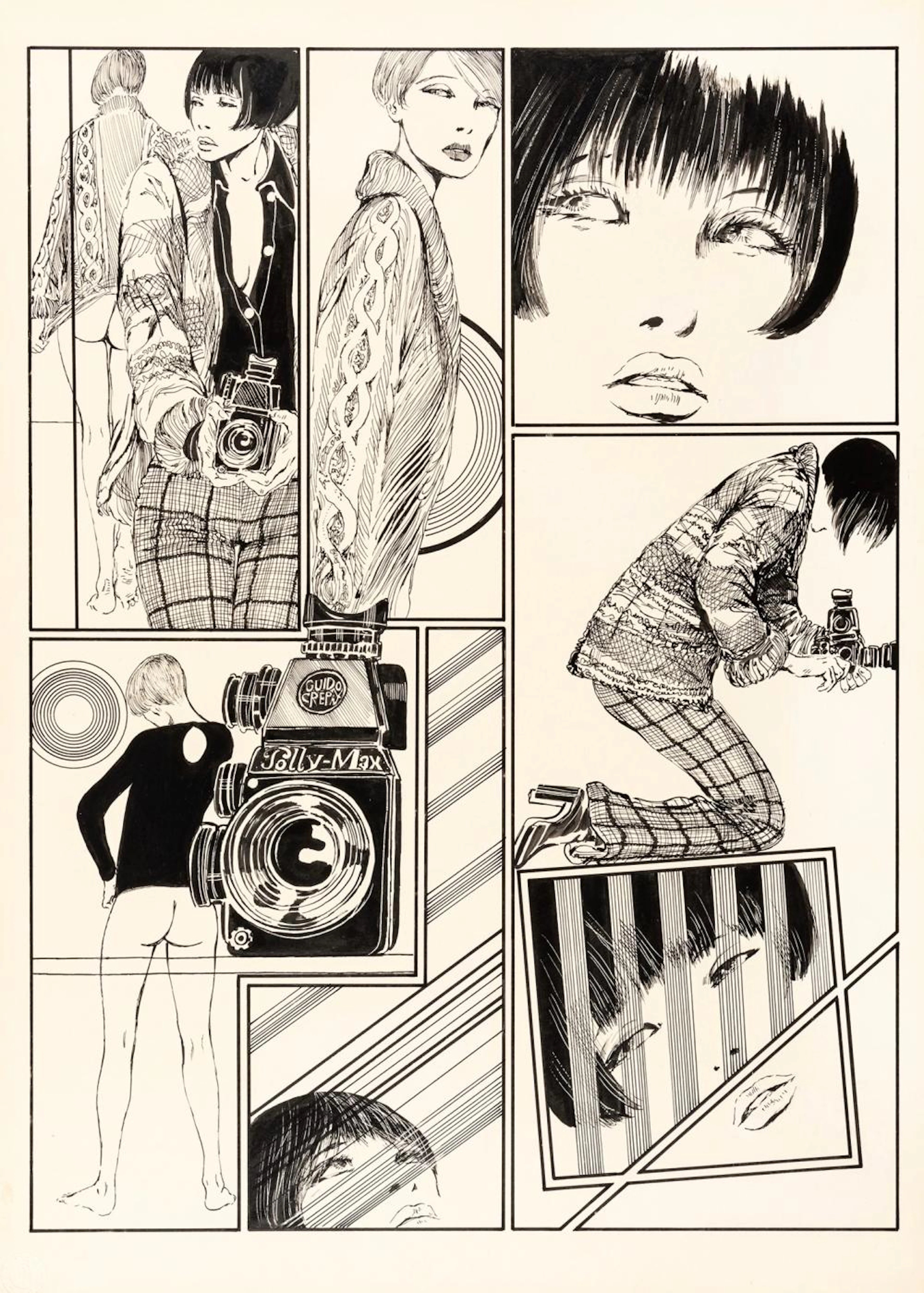 Guido Crepax - Valentina - Lanterna magica, 1976