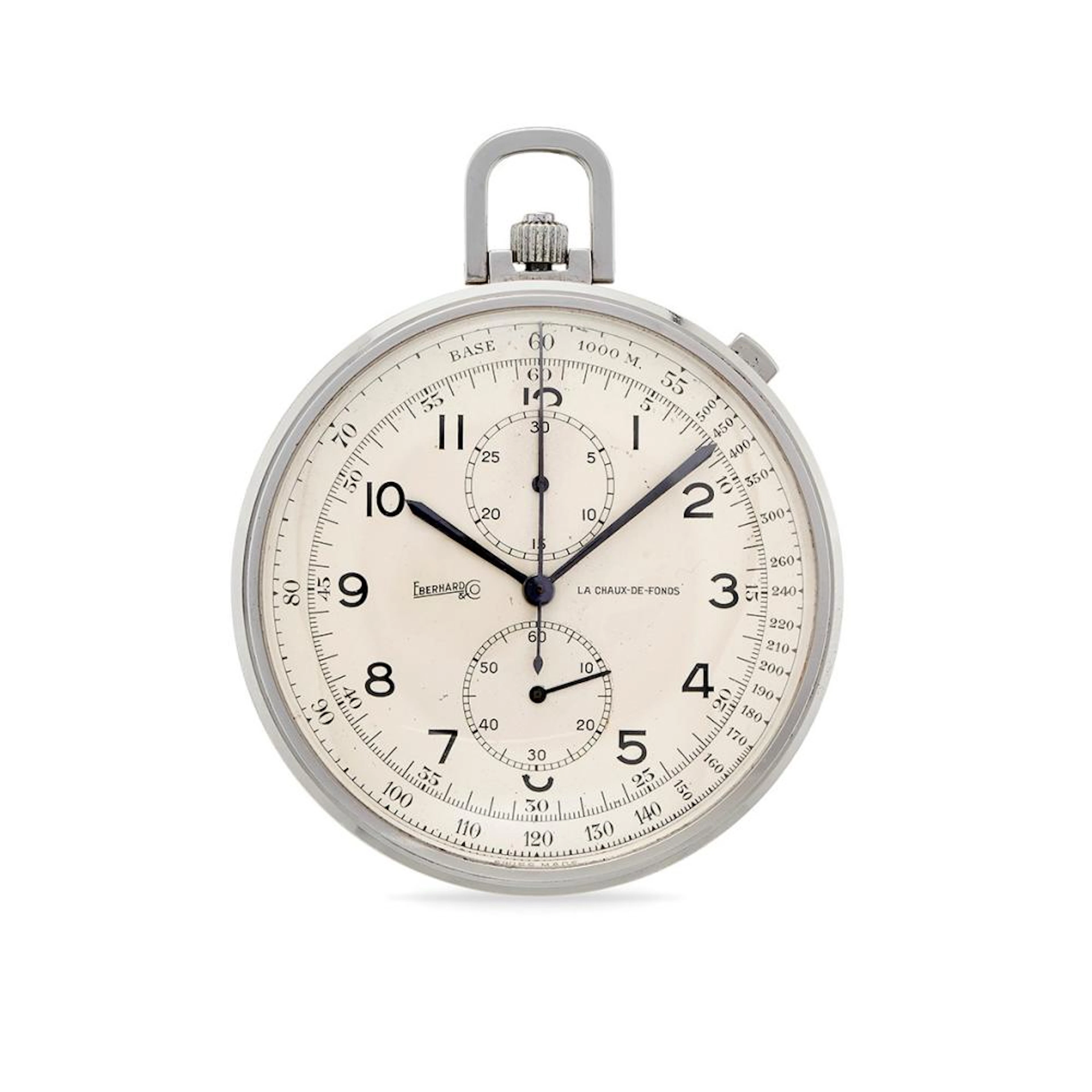 Eberhard & Co - pocket watch chronograph, ?40s