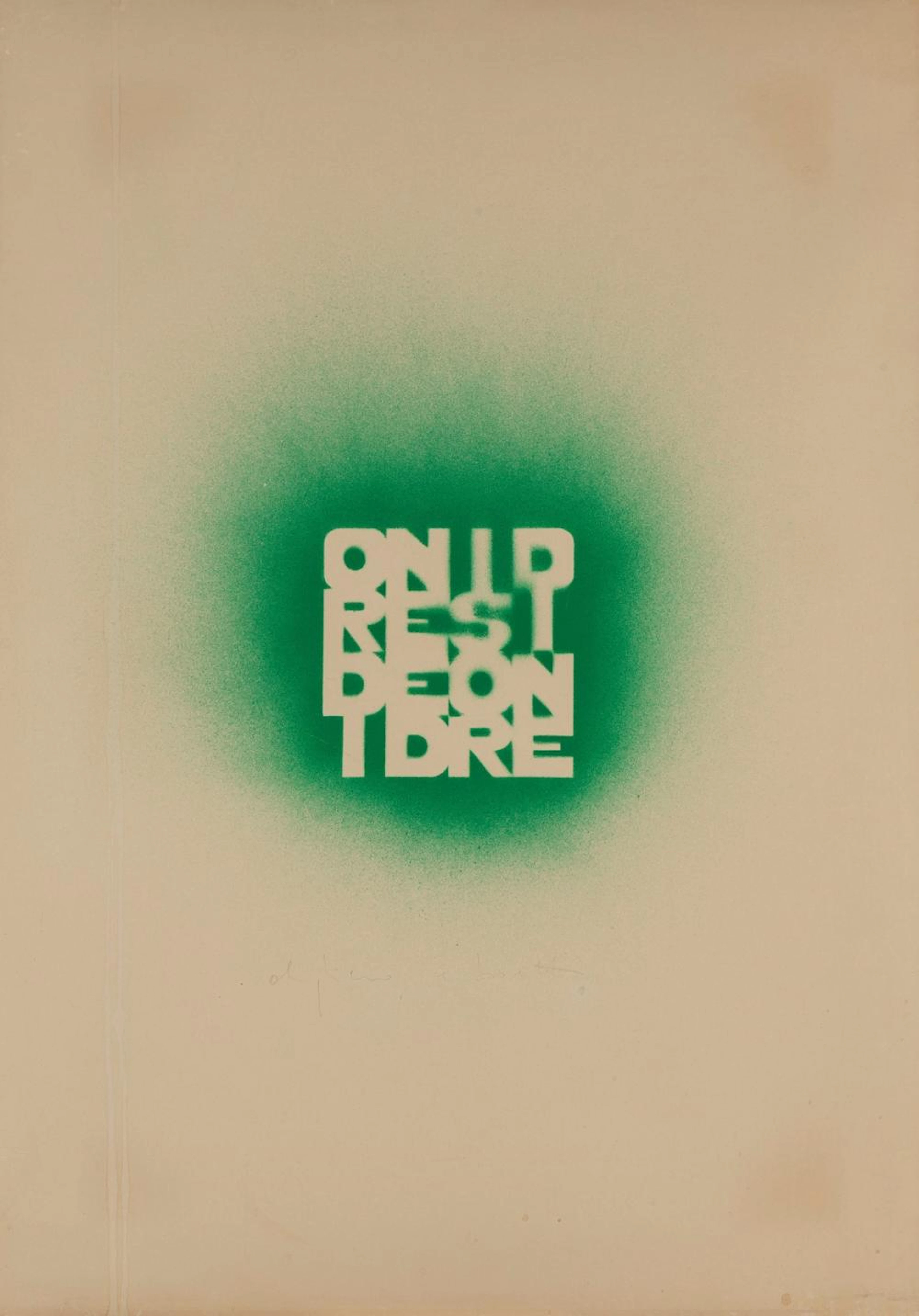 Alighiero Boetti (Torino 1940-Roma 1994) - Ordine e disordine, 1984