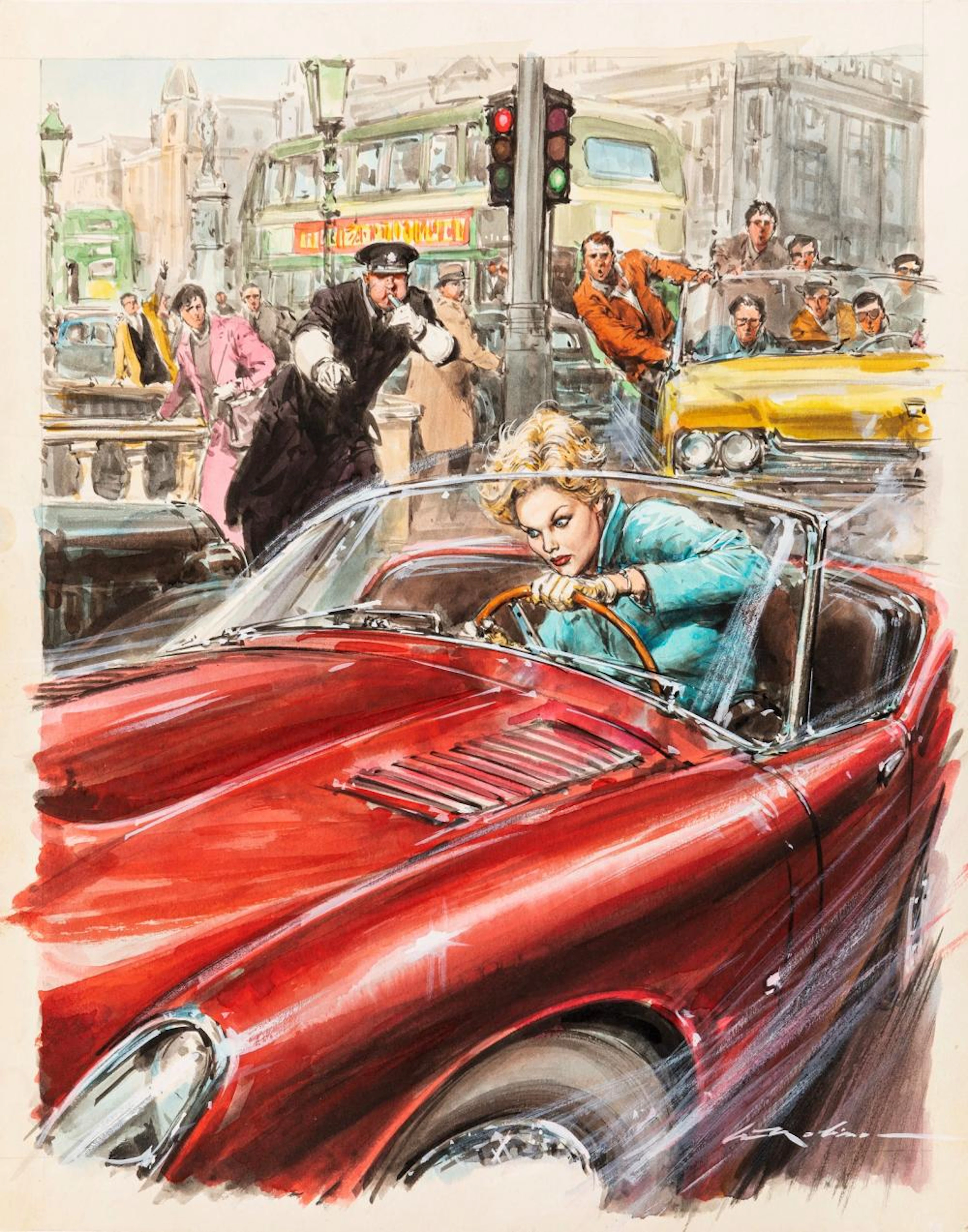 Walter Molino - Kim Novak, anni '60