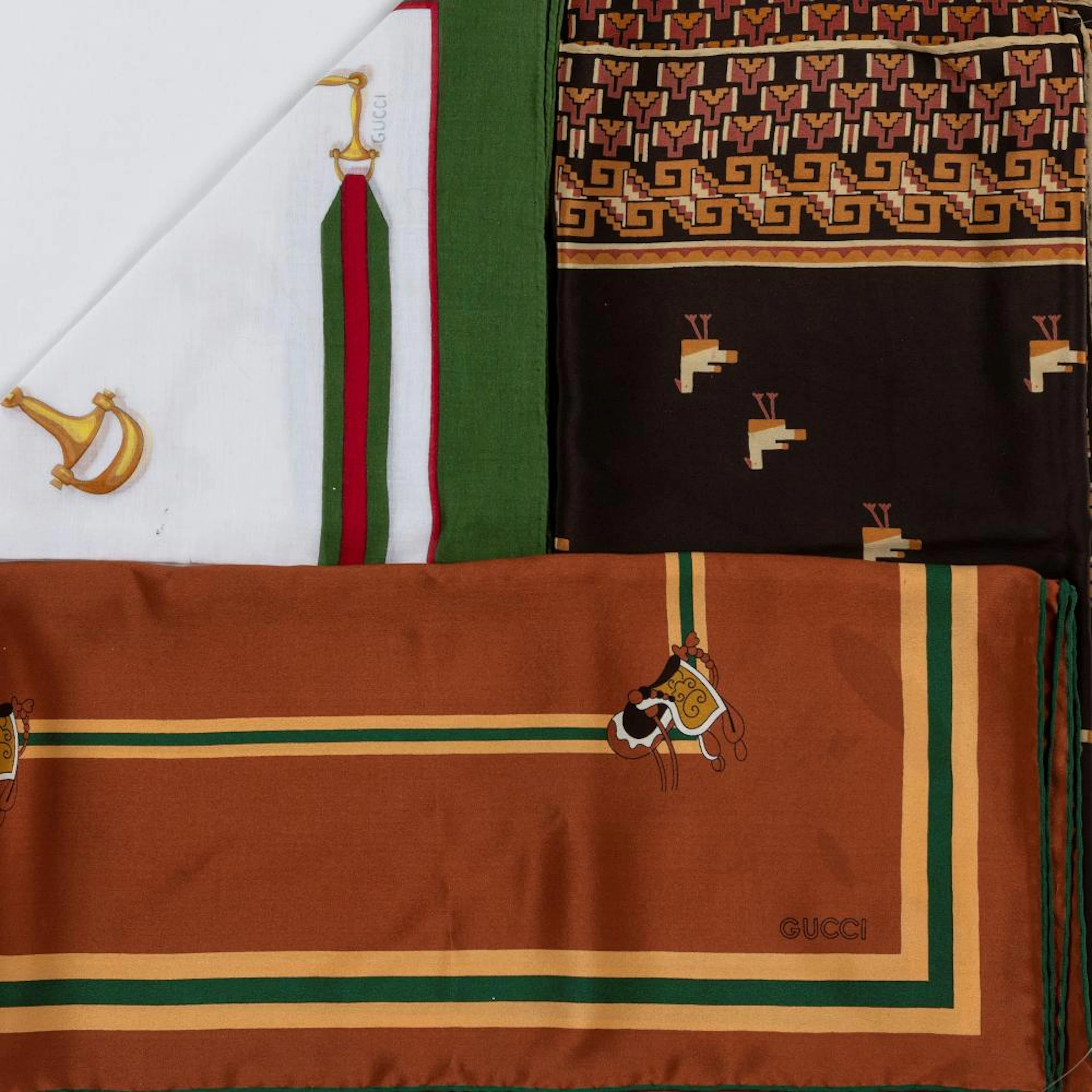 Gucci - Lot of three scarves