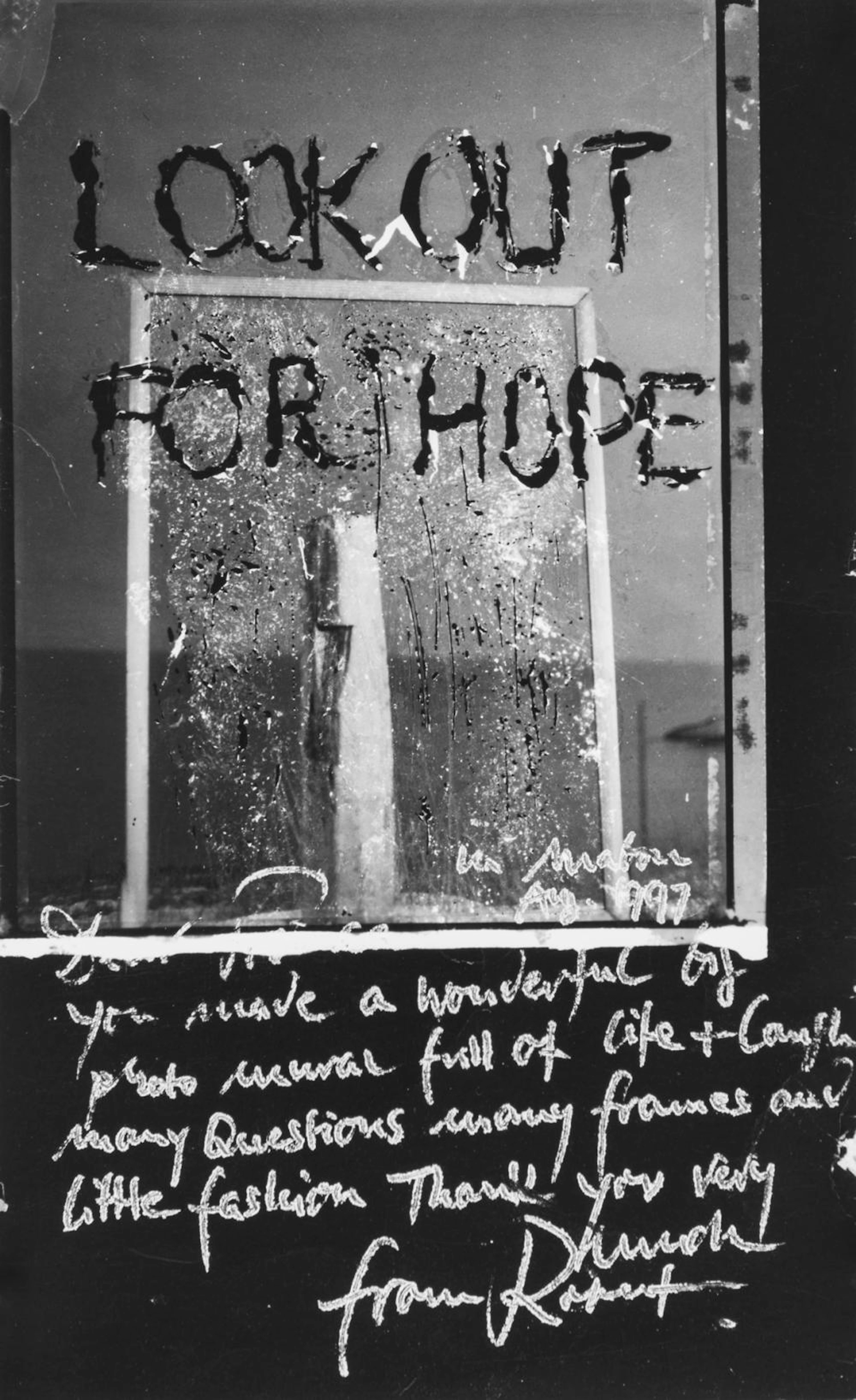 Robert Frank (1924-2019) - Look out for hope, Mabou, 1979