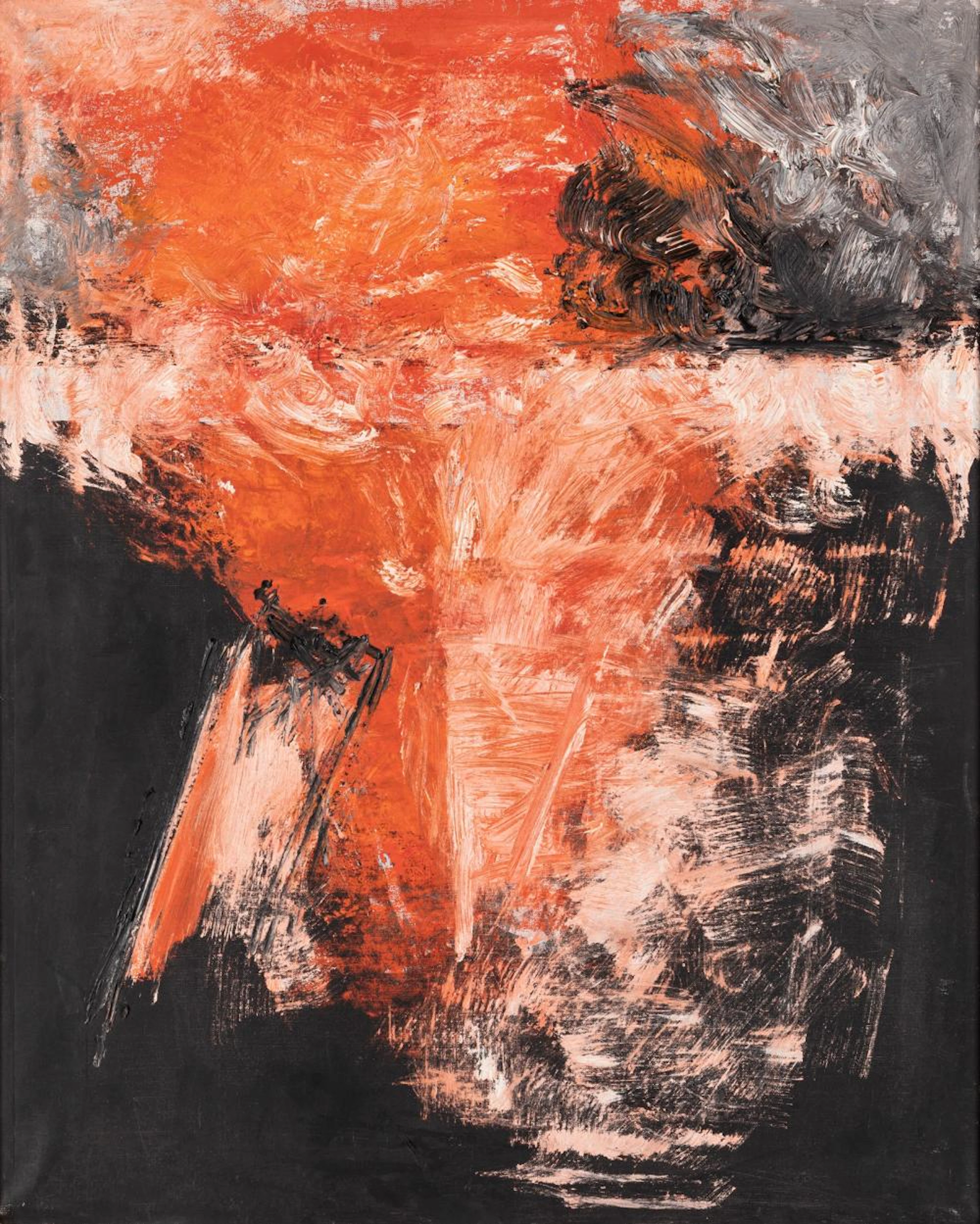 Vasco Bendini (Bologna 1922-Roma 2015) - Seconda evocazione di Behemoth, 1963