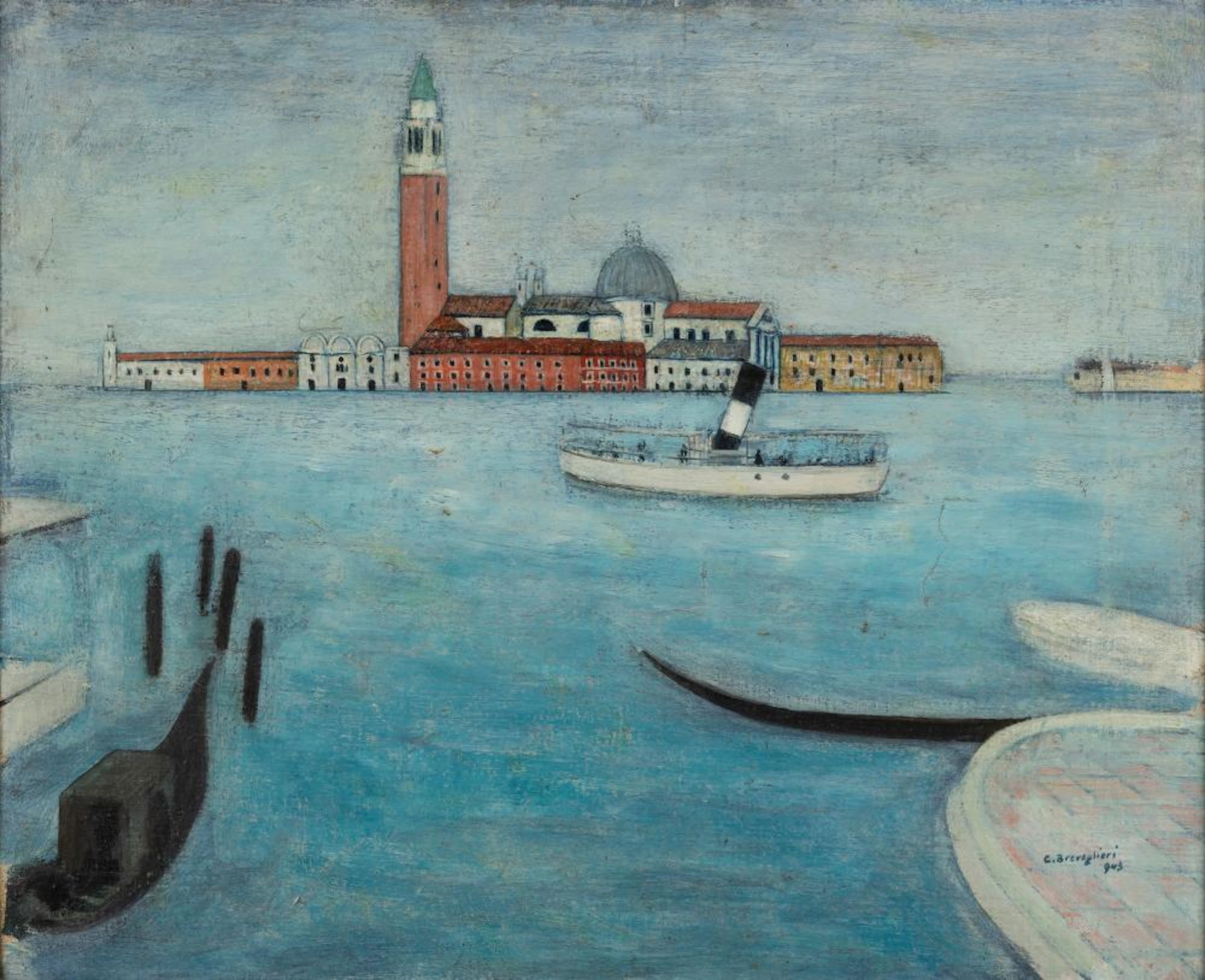 Cesare Breveglieri (Milano 1902-Milano 1948) - San Giorgio, 1943