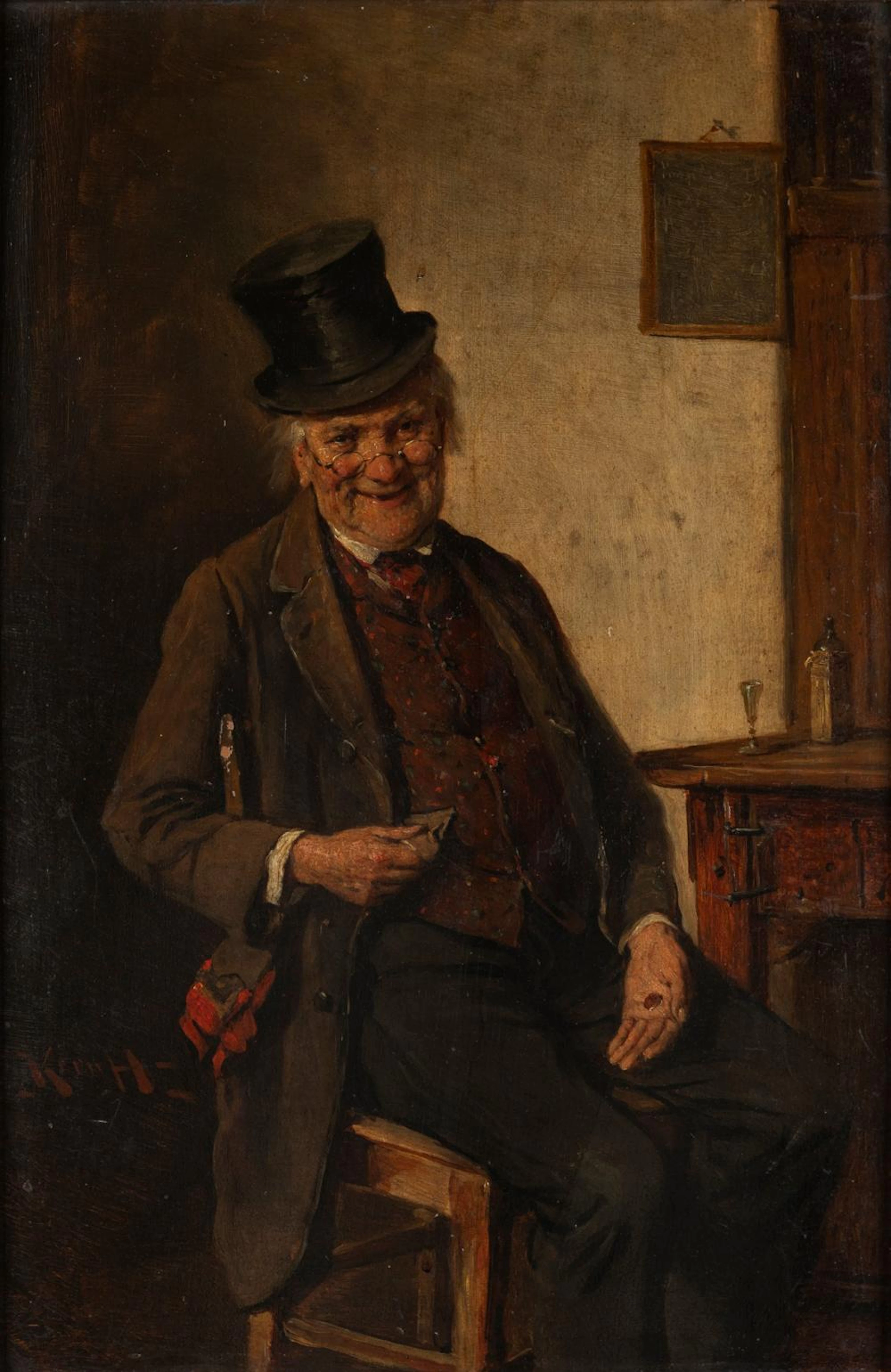 Hermann Kern (Liptóújvár 1838-Maria Enzersdorf 1912) - The debt