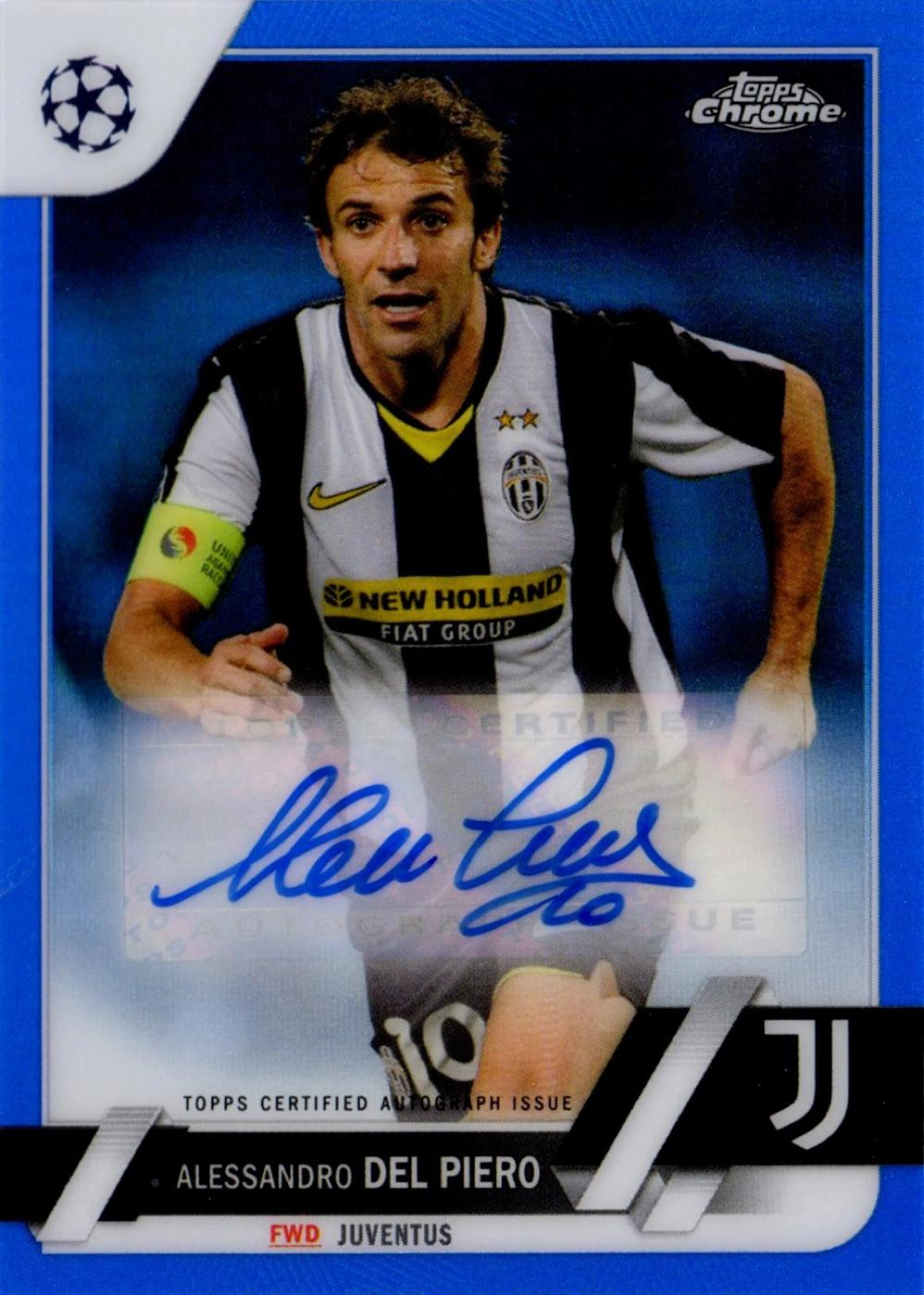 Alessandro Del Piero - Juventus - Topps Chrome UEFA Ale...