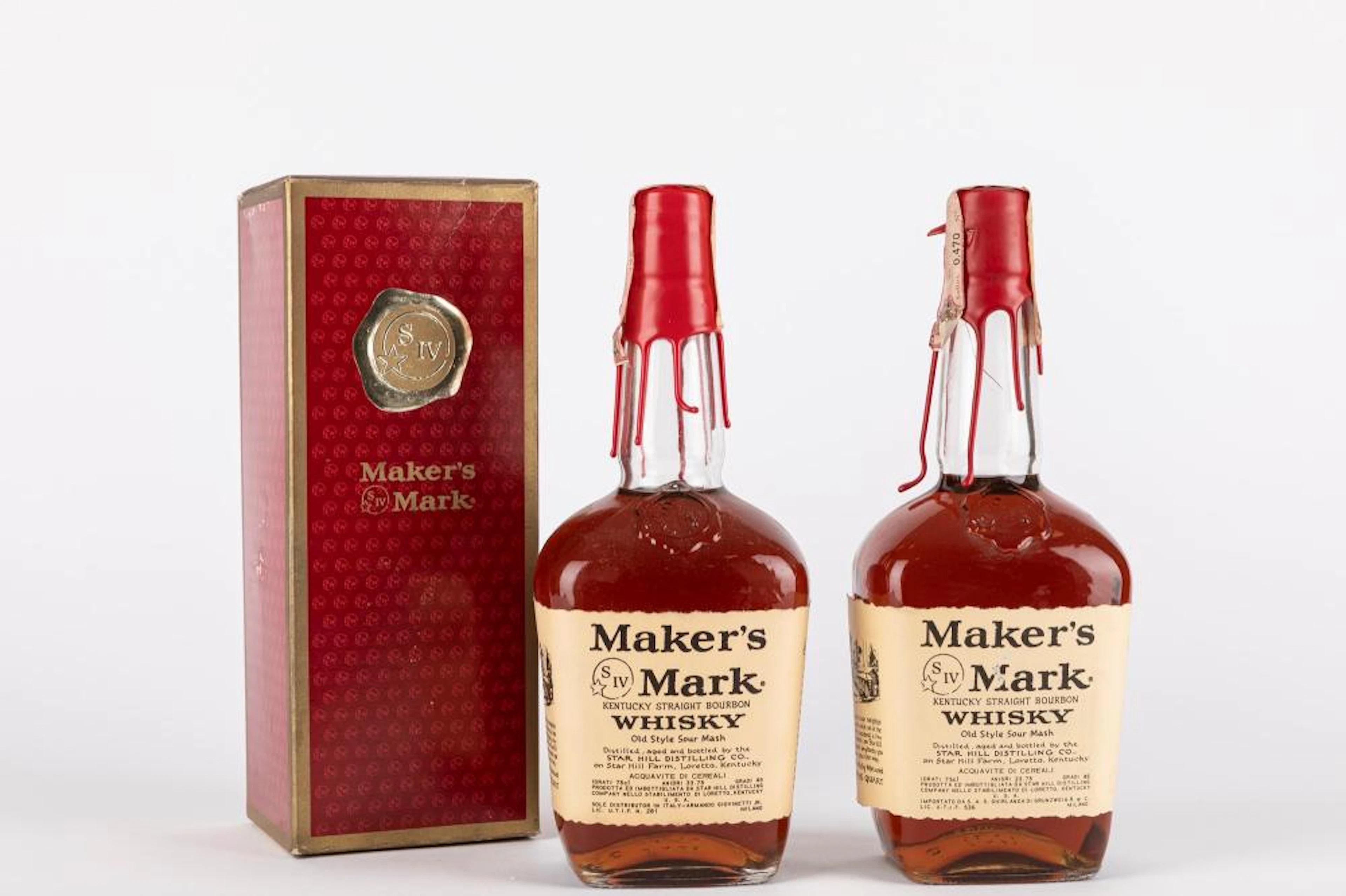 USA - Whisky / Maker's Mark 90 Proof (2 BT) 1970s