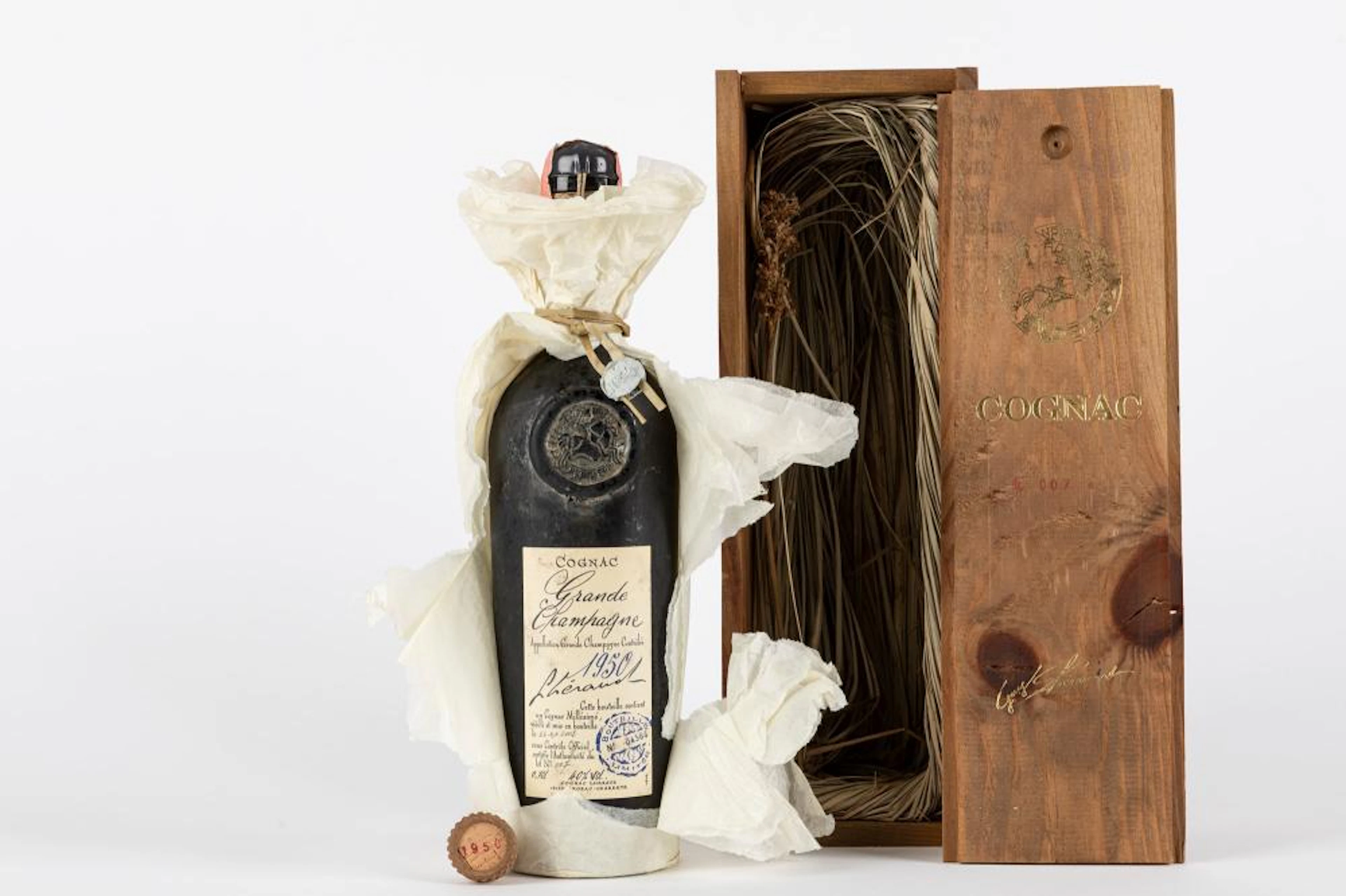 France - Cognac / Lheraud 1950 Grande Champagne Cognac (Bottled 2002) 1950
