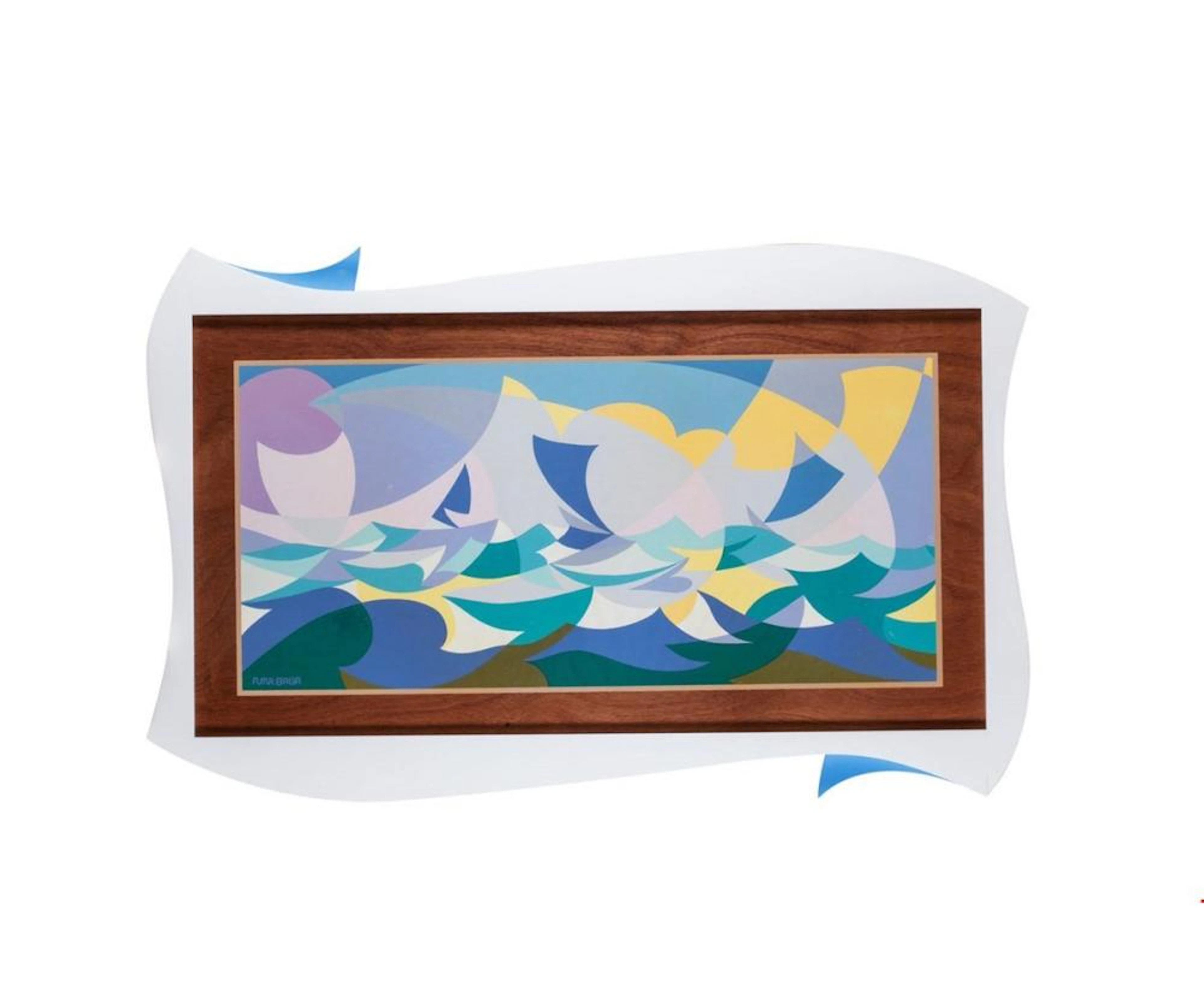 Giacomo Balla (Torino 1871-Roma 1958) - Linee forza di mare (Mattutino)