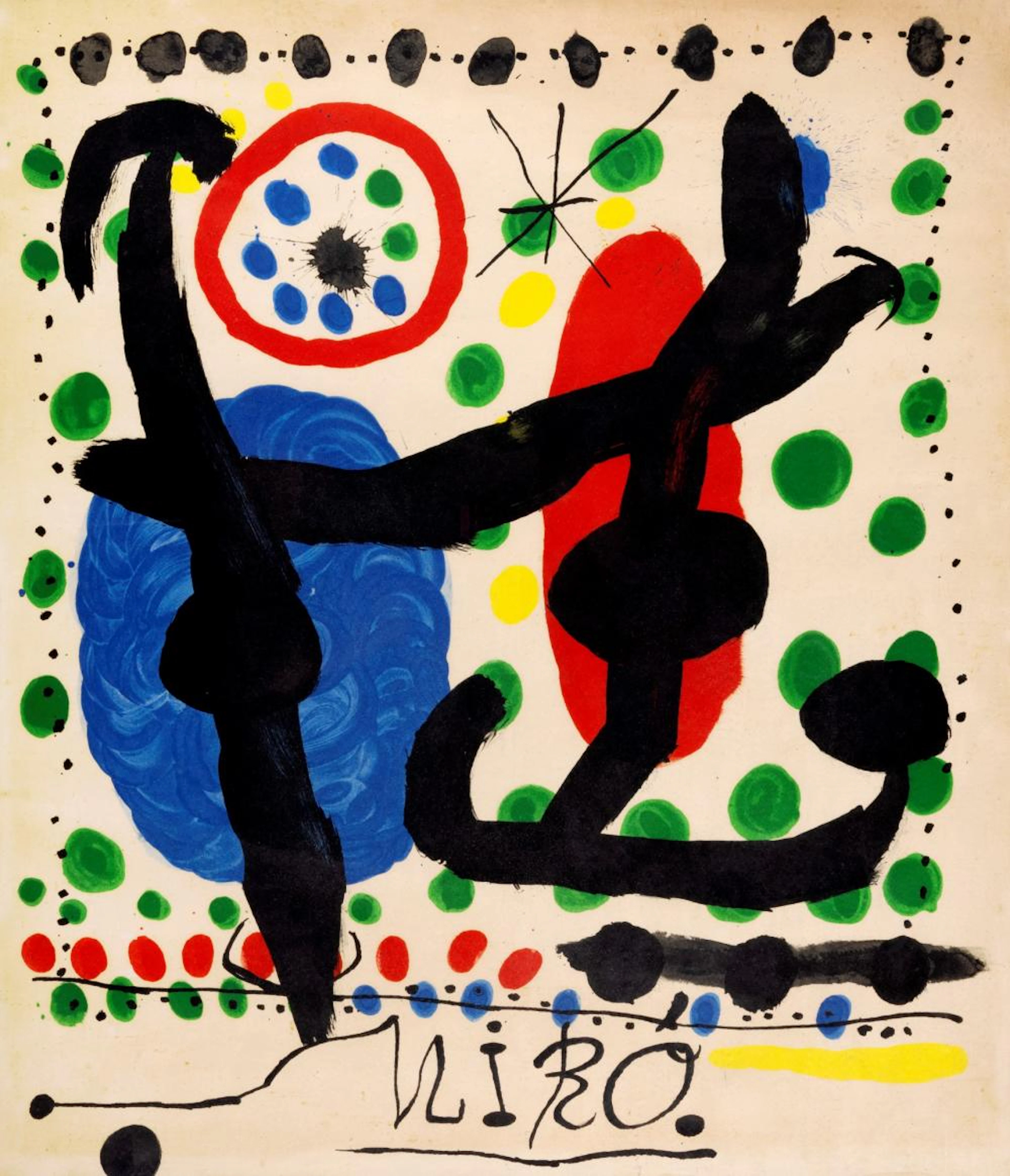 Joan Mirò (Barcellona 1893-Maiorca 1983) - Compositio
