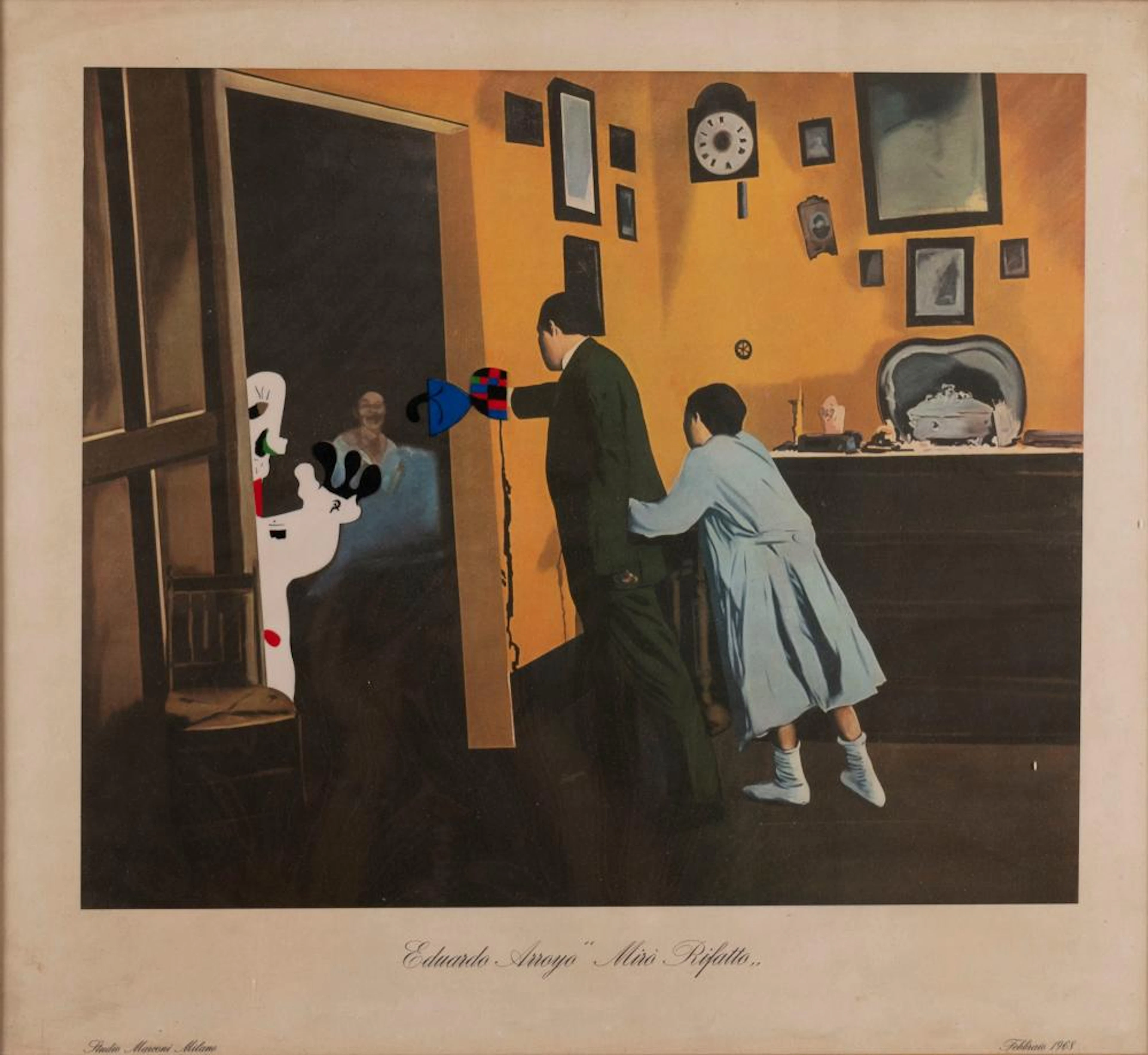 Eduardo Arroyo (Madrid 1937-Madrid 2018) - Mirò rifatto, 1968