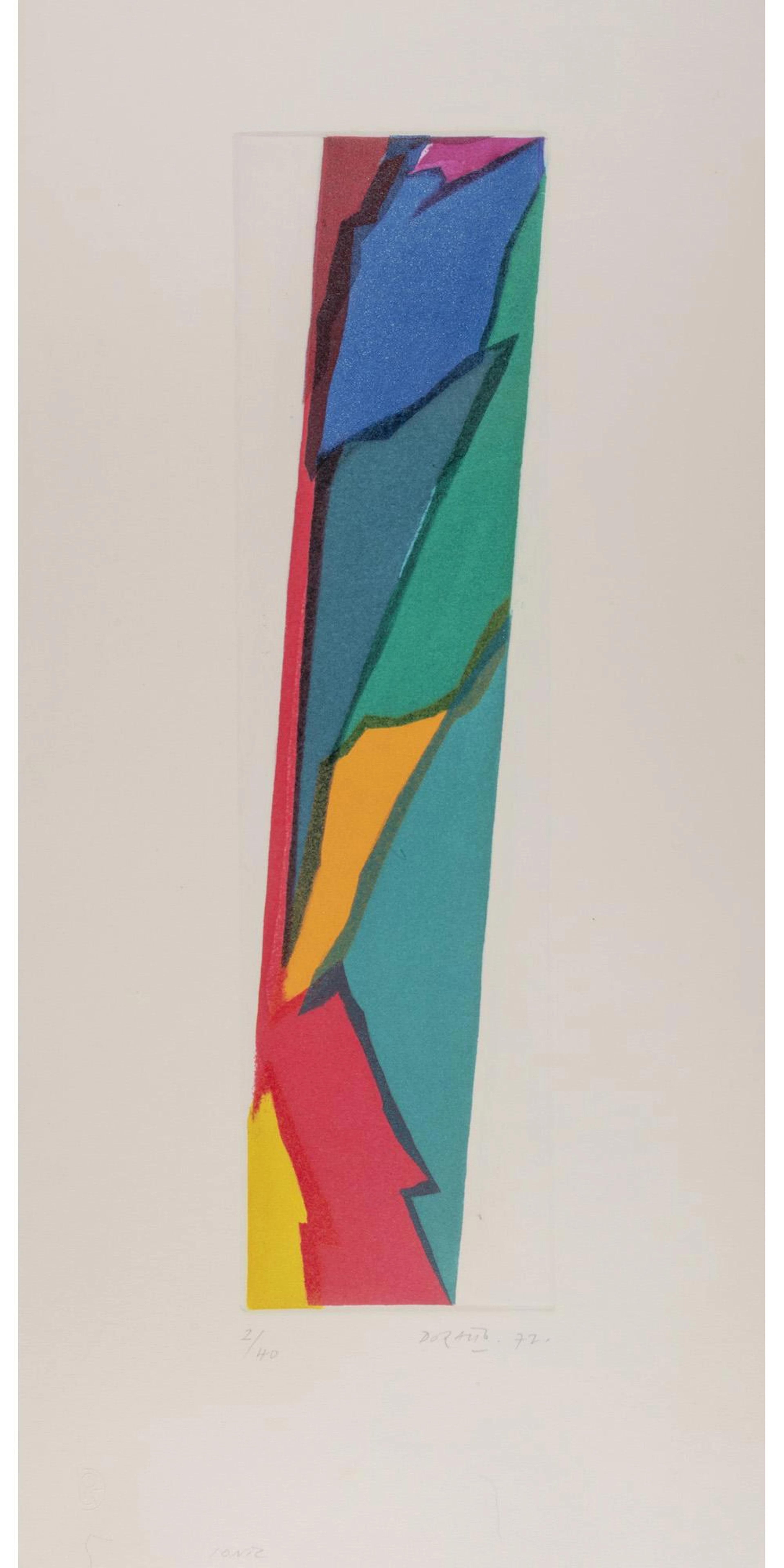 Piero Dorazio (Roma 1927-Perugia 2005) - Ionic, 1972